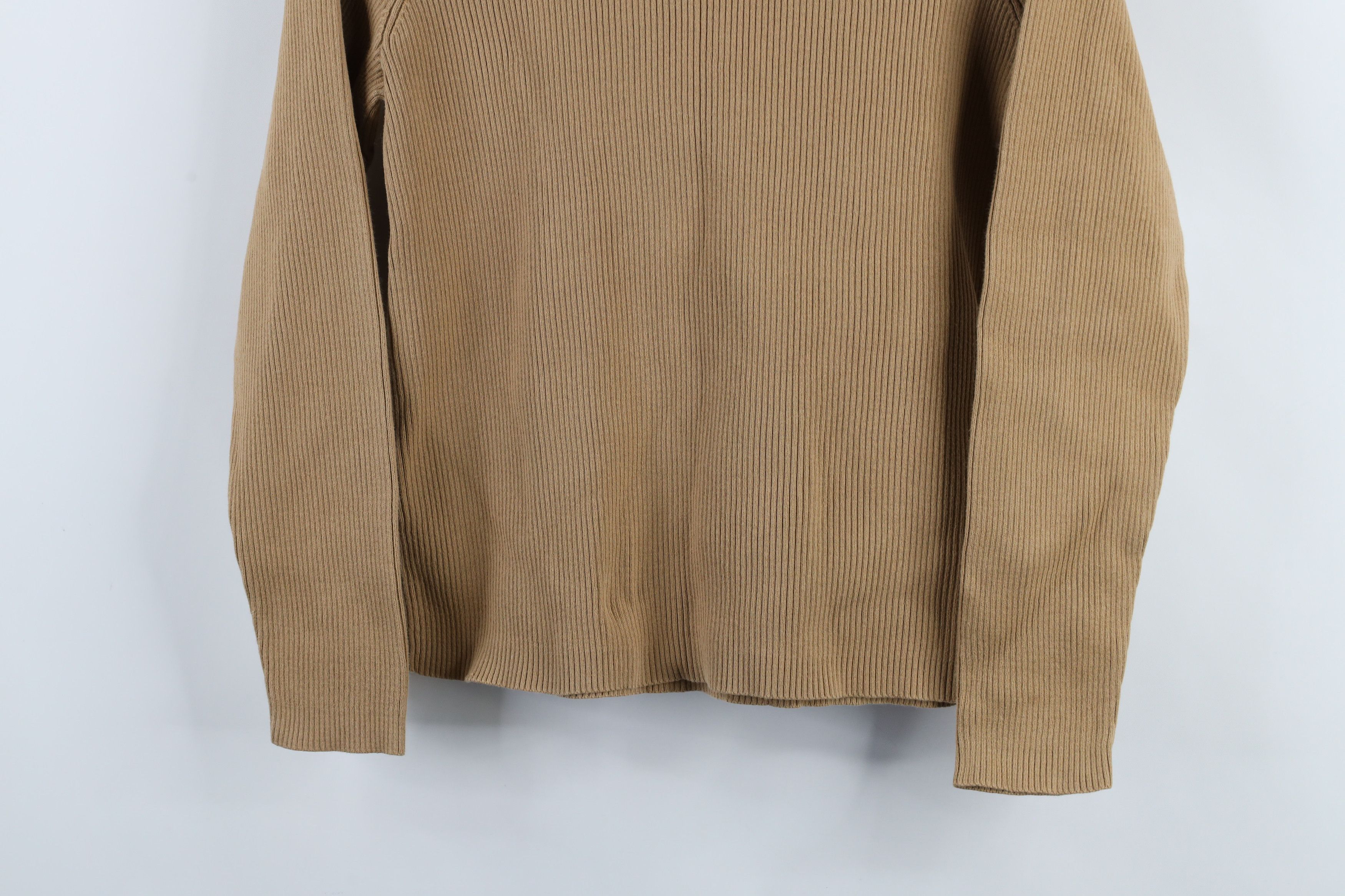 Ralph Lauren × Vintage Vintage 90s Ralph Lauren Ribbed Knit Turtleneck Sweater Size L / US 10 / IT 46 - 3 Thumbnail