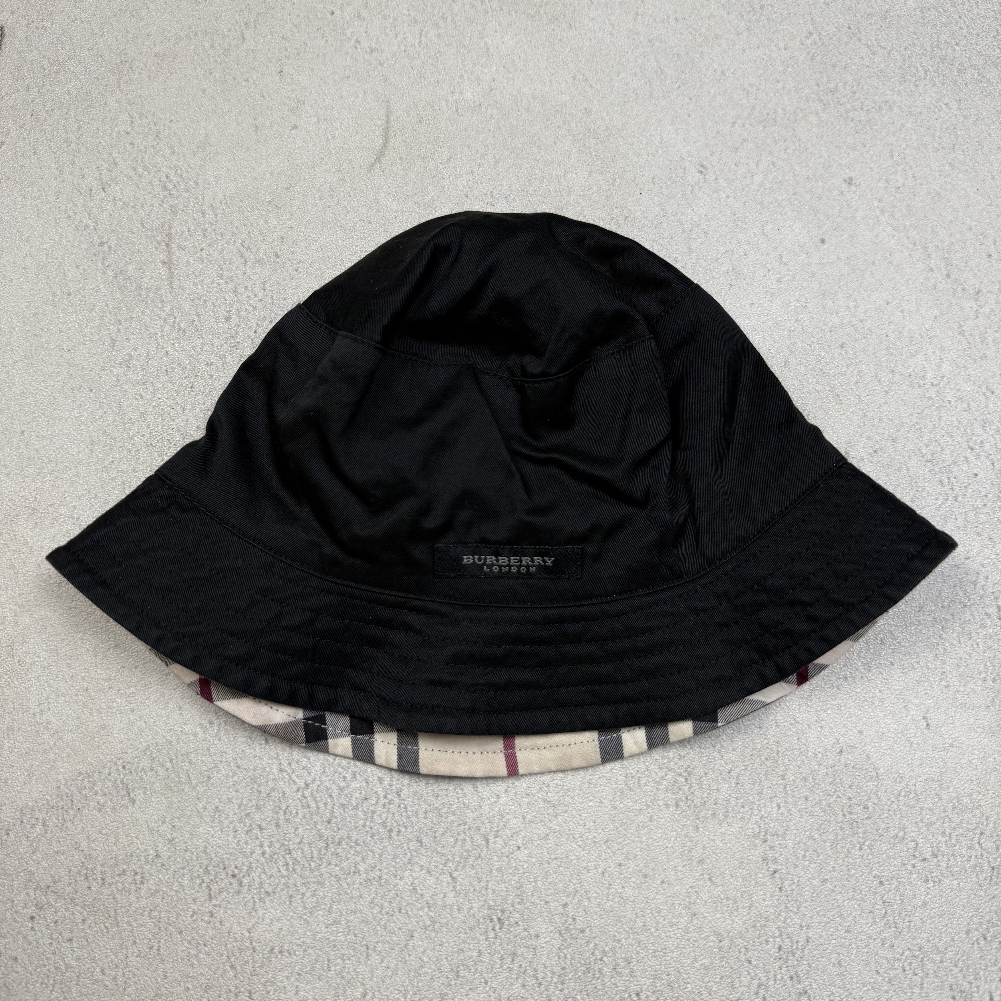 Burberry Vintage Burberry Nova Check Reversible Bucket Hat Size ONE SIZE - 3 Thumbnail