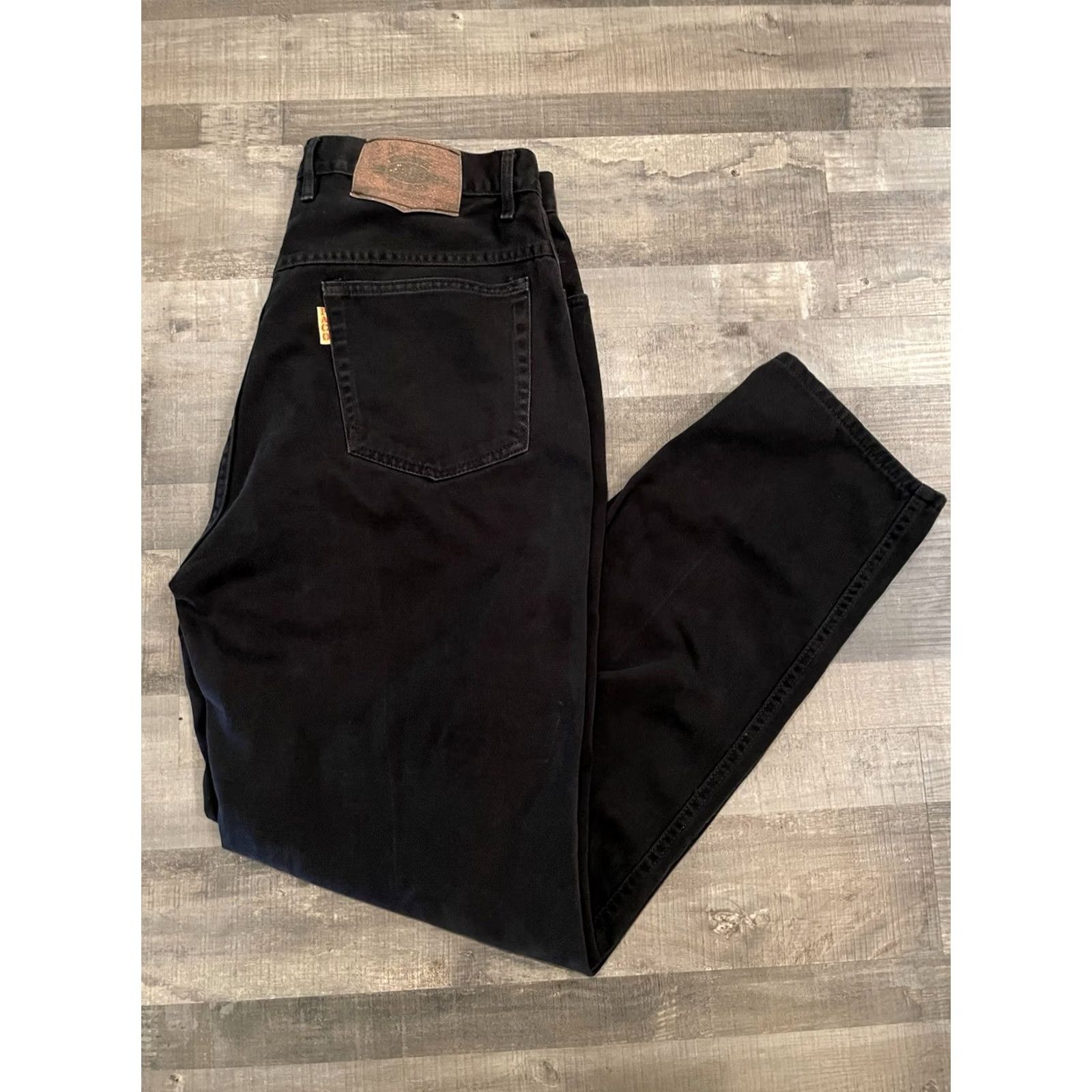 Vintage VINTAGE PACO Jeans Baggy Men's 34x33 Dark Wash Black Inseam 33 Skater Grunge Y2K Hip Hop Punk Goth Wide Size US 34 / EU 50 - 2 Thumbnail