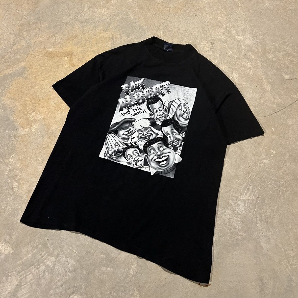 Fubu × Vintage Crazy Vintage 90s Fat Albert and The Gang Cartoon Tee Baggy Size US XXL / EU 58 / 5 - 2 Thumbnail