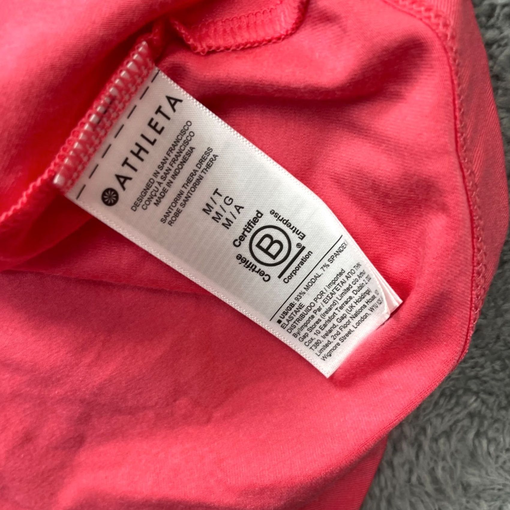 Athleta Athleta Dress Womens M Pink Fit & Flare Santorini Thera Sleeveless Party Casual Workwear Size M / US 6-8 / IT 42-44 - 4 Thumbnail