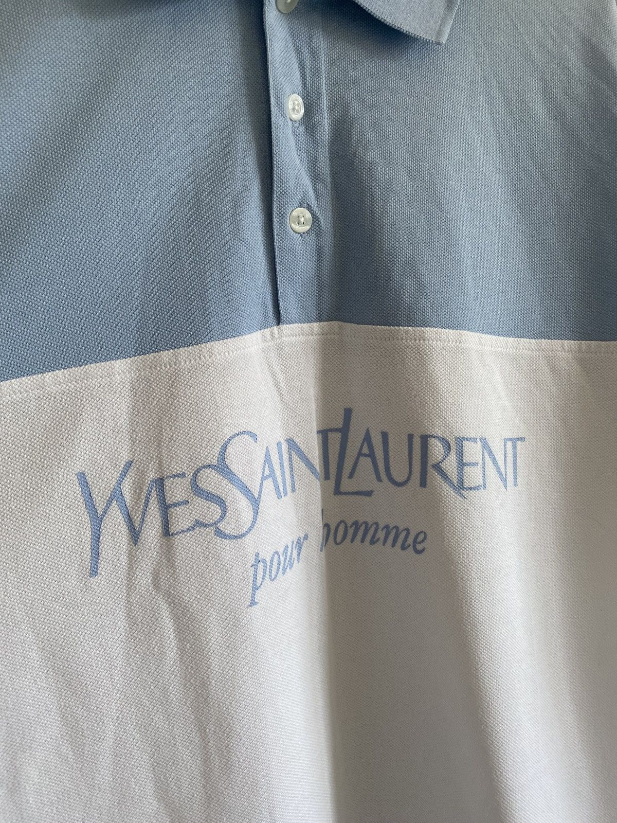 Vintage × Yves Saint Laurent Vintage Yves Saint Laurent YSL Big Logo 90s Old Money Size US XL / EU 56 / 4 - 3 Thumbnail