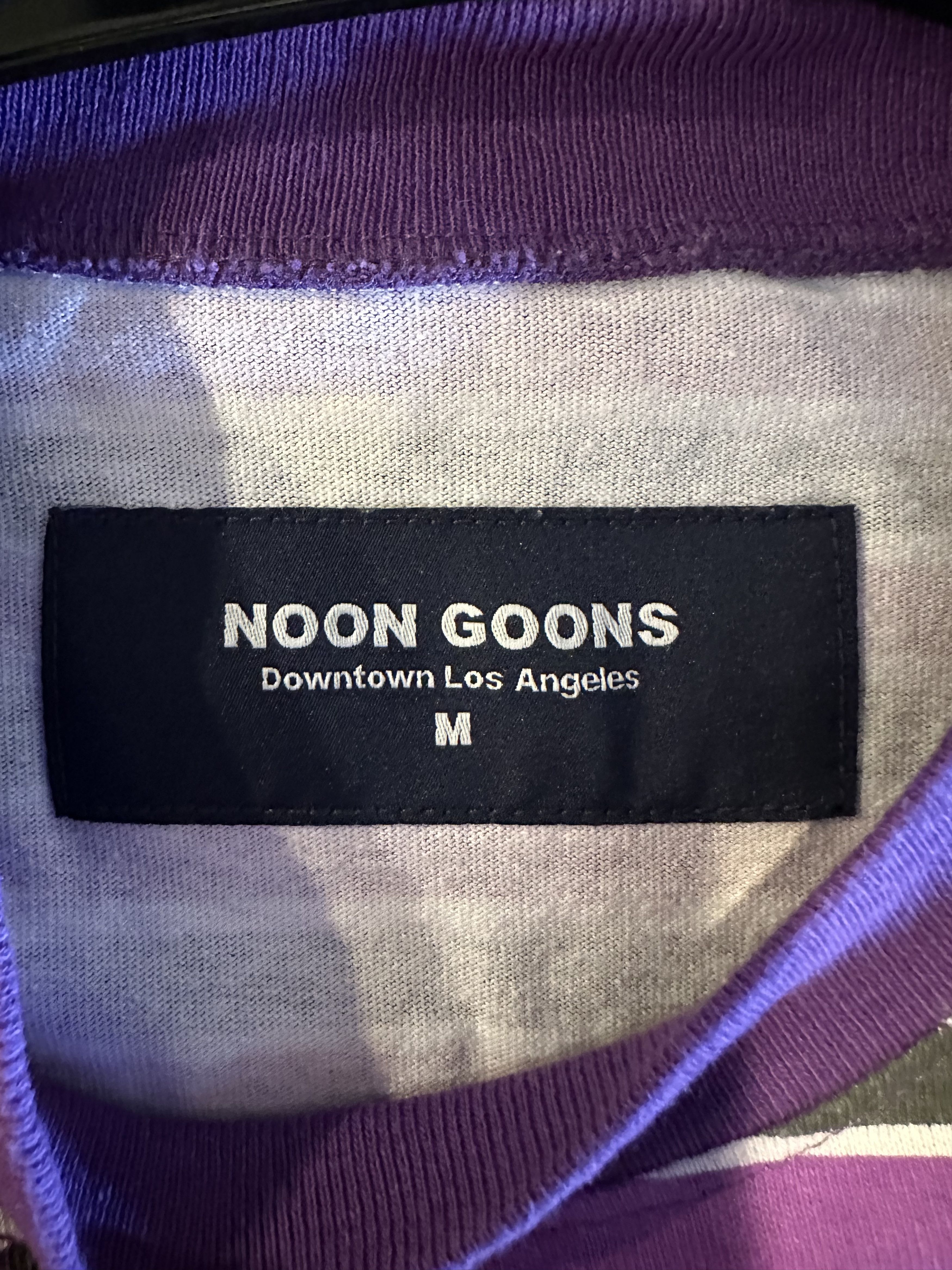 Noon Goons Purple Striped Noon Goons long sleeve pocket t shirt Size US M / EU 48-50 / 2 - 4 Thumbnail