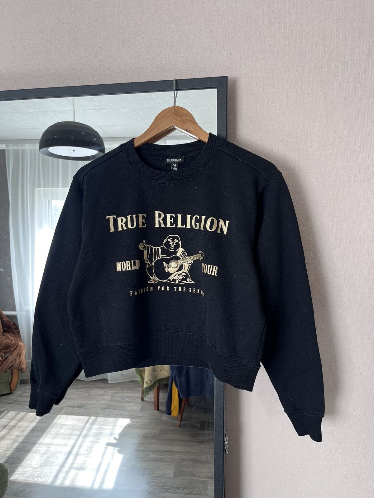 True Religion True Religion Buddha Crop W’s Crewneck Sweatshirt Size M / US 6-8 / IT 42-44 - 1 Thumbnail