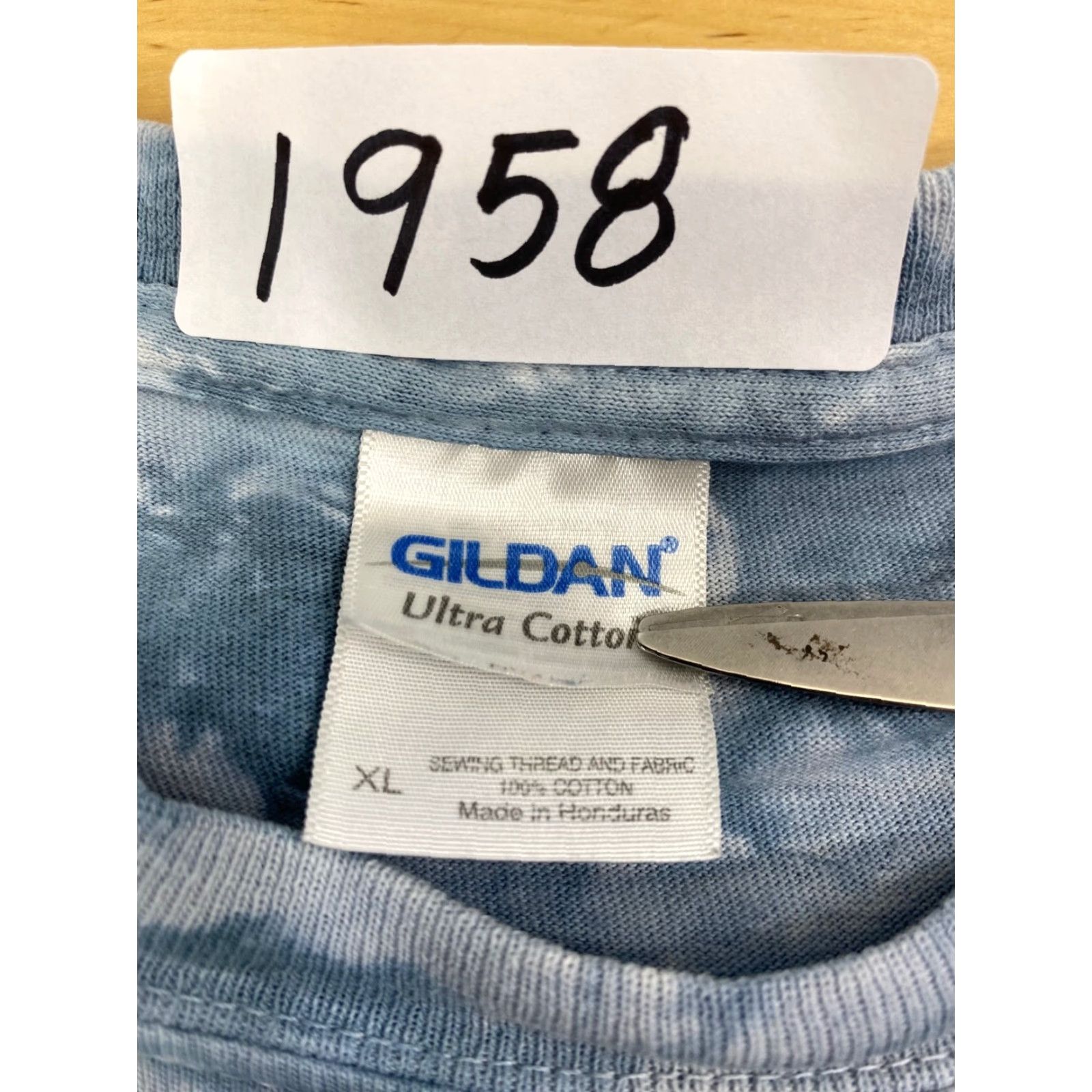 Gildan Gildan T-Shirt Mens XL Multicolor Tie Dye United We Stand Dived We Fall Crew Neck Fall 1958 #1958 Size US XL / EU 56 / 4 - 5 Thumbnail