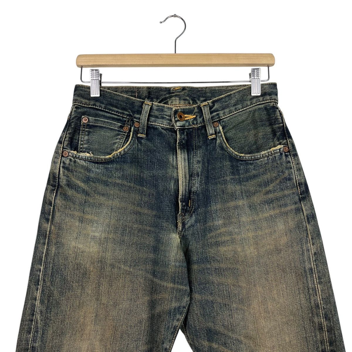 Edwin Vintage Edwin Distressed Selvedge Denim Jeans Size US 28 / EU 44 - 2 Thumbnail