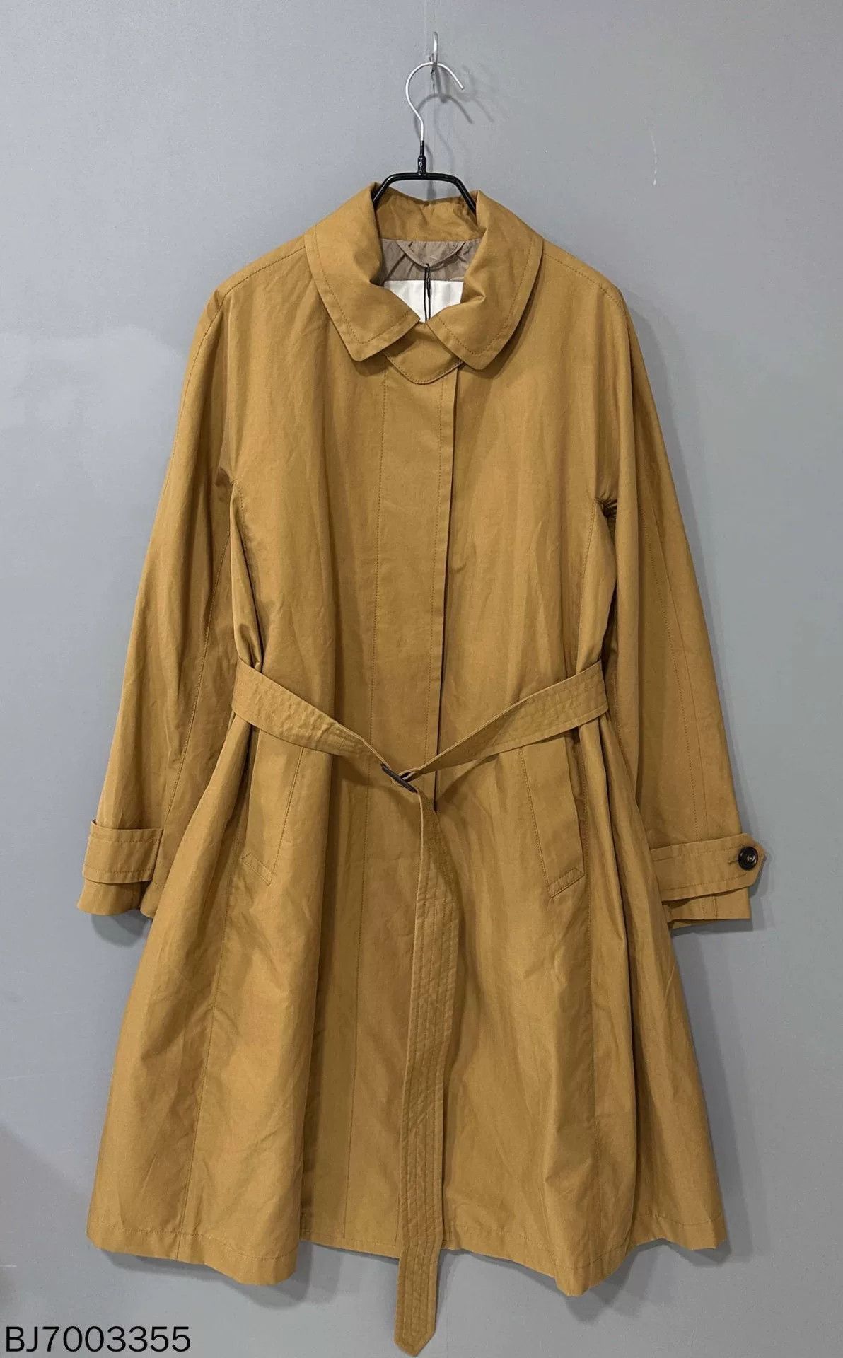 Max Mara maxmara long trench coat in mustard yellow Size US L / EU 52-54 / 3 - 1 Thumbnail