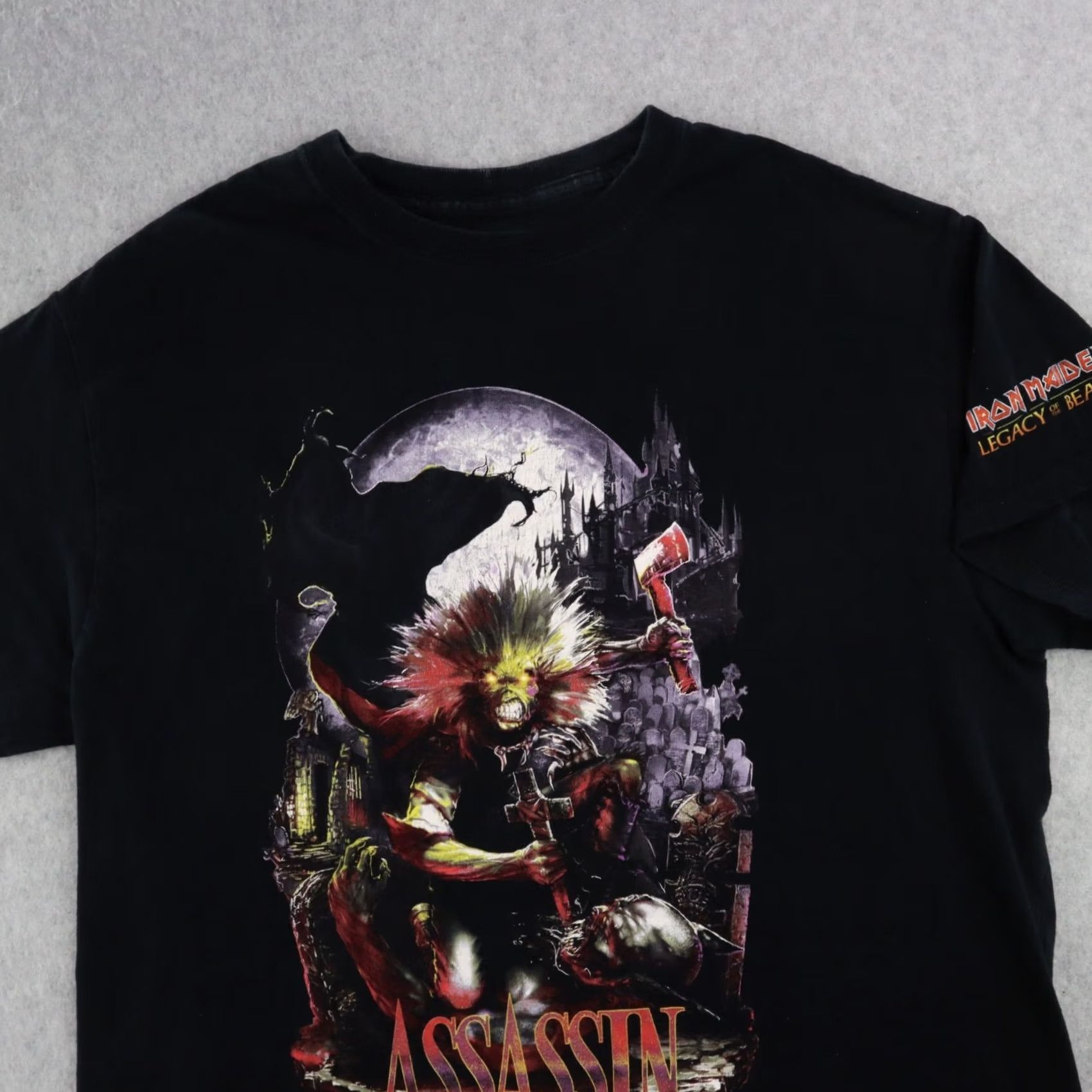Vintage Iron Maiden Official Legacy Of The Beast Assassin Founders Member 2016 T-Shirt Adult M Black Music Size US M / EU 48-50 / 2 - 7 Thumbnail