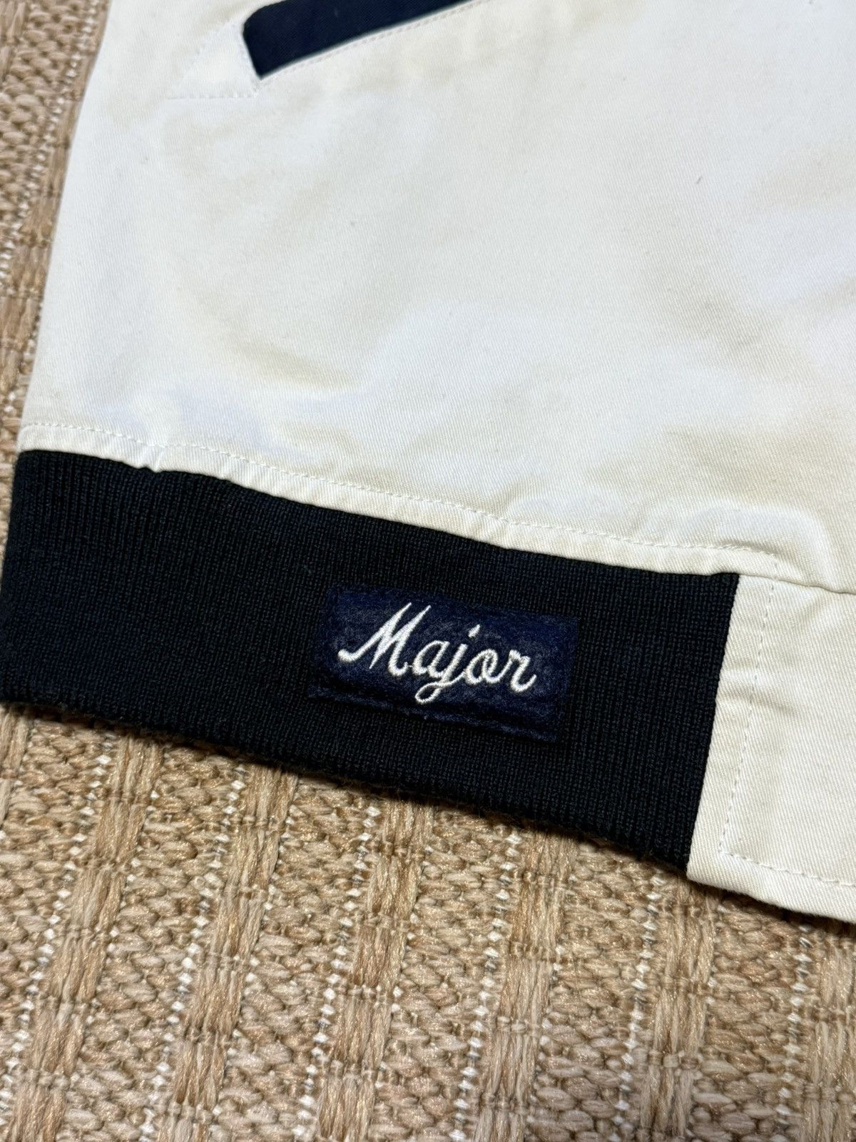 Supreme Vintage 2011 Supreme Major Varsity Jacket Medium White Navy Size US M / EU 48-50 / 2 - 5 Thumbnail