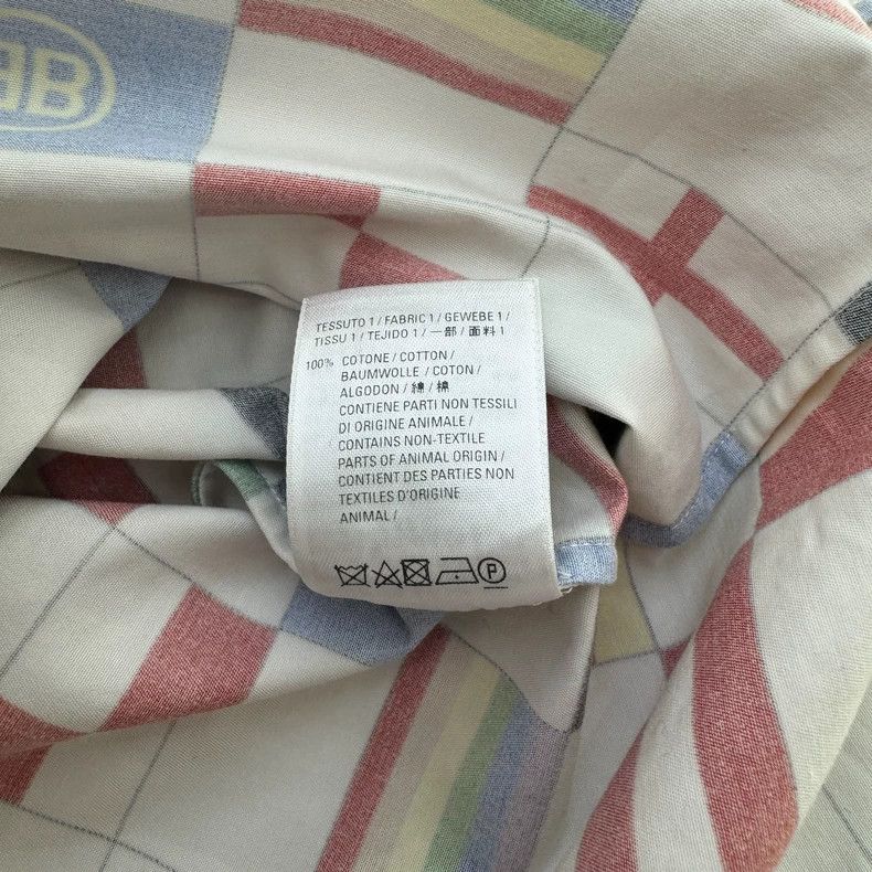 Balenciaga Balenciaga size 41 Flag Full Print Short Sleeve Shirt Size US S / EU 44-46 / 1 - 8 Thumbnail
