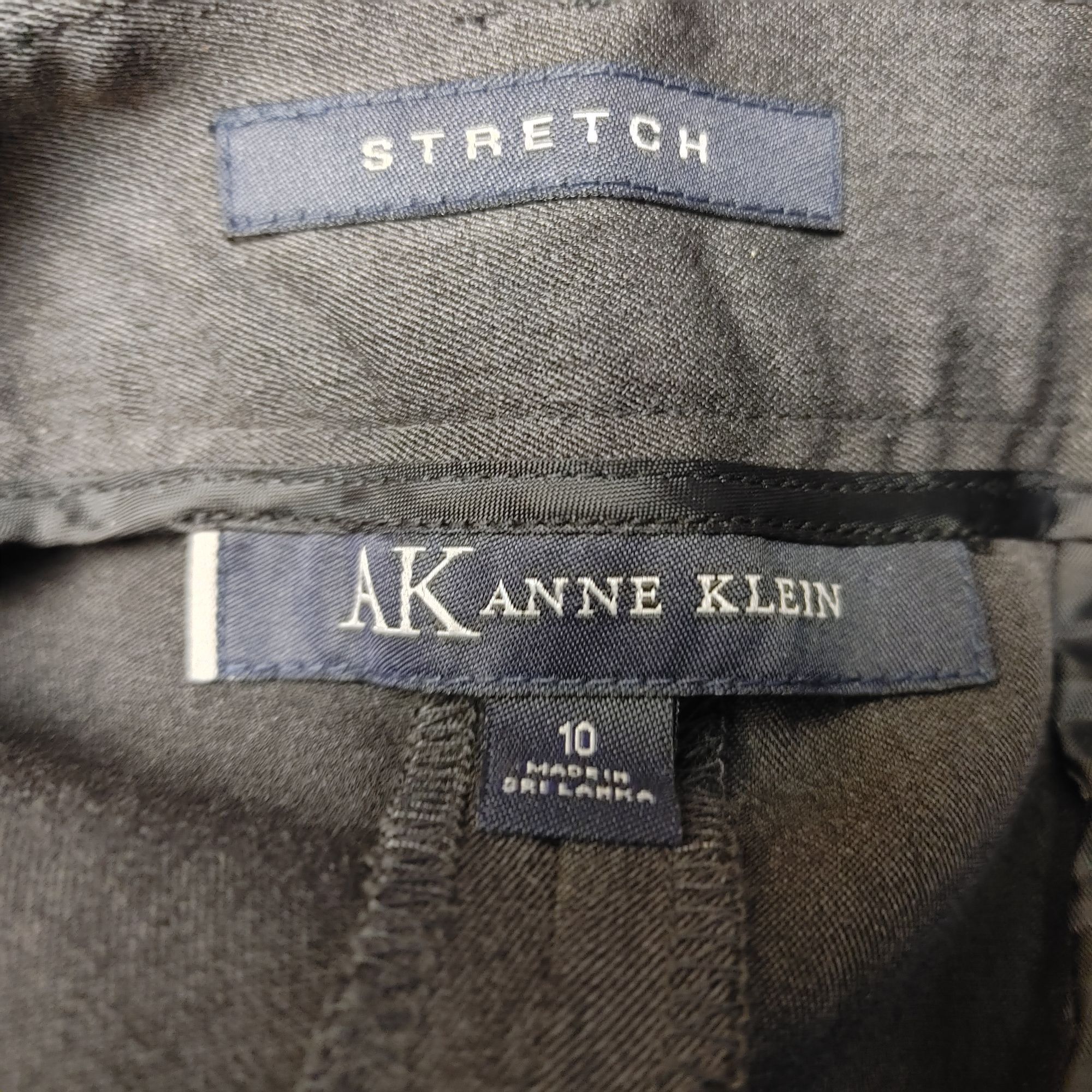 Anne Klein AK | Anne Klein Women's Stretch Black Dress Pants 10 Size 32" / US 10 / IT 46 - 3 Thumbnail