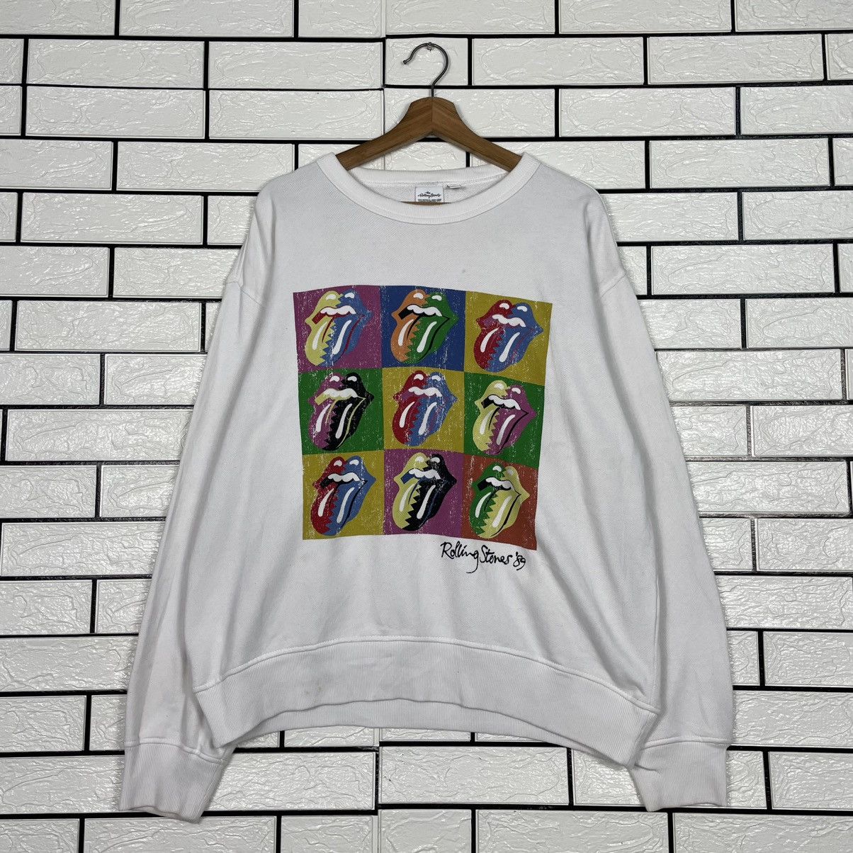 Japanese Brand The Rolling Stone Big Print Sweatshirt Size US L / EU 52-54 / 3 - 1 Thumbnail