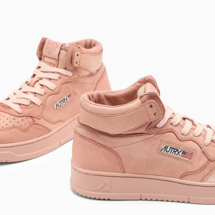 AUTRY o1d2blof0824 High-Top Sneakers in Peach Size US 7 / IT 37 - 5 Thumbnail