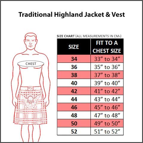 Handmade × Other Highlander Military Scottish Jacket Black Bagpiper Uniform Size US S / EU 44-46 / 1 - 9 Thumbnail