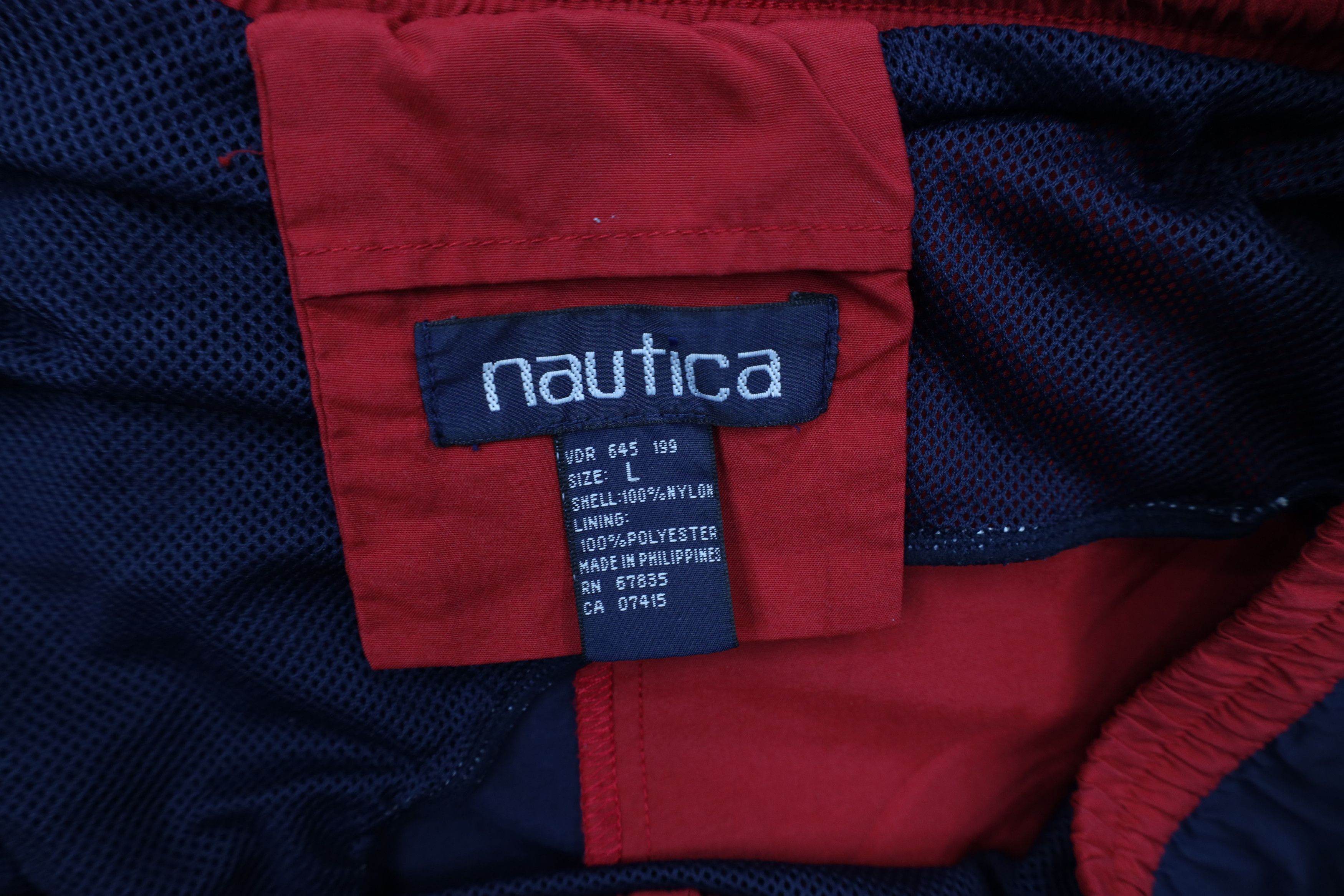 Nautica × Vintage Vintage 90s Nautica J Class Sailing Sailboat Lined Shorts Size US 34 / EU 50 - 7 Thumbnail