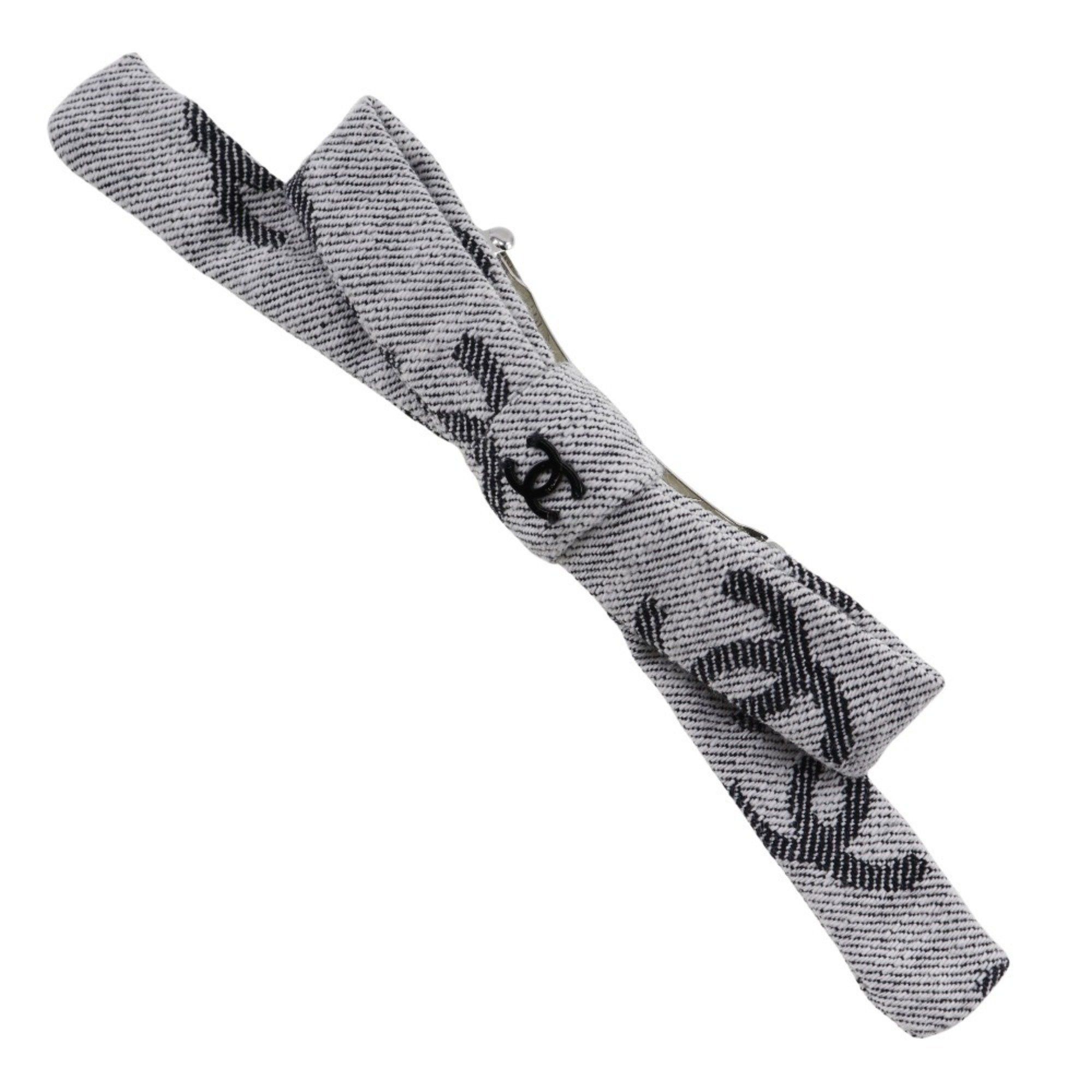 image of Chanel Barrette Cotton 2022 22S Women's in Grey