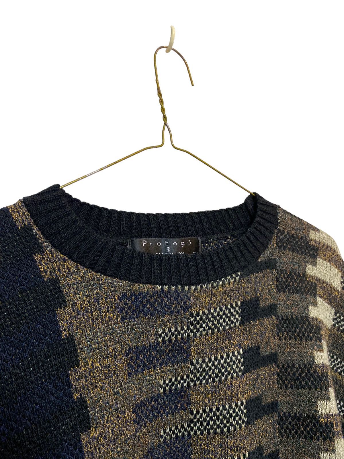 Coogi × Protege Vintage Protege Collection Coogi Style Knit Sweater Brown Size US XL / EU 56 / 4 - 4 Thumbnail
