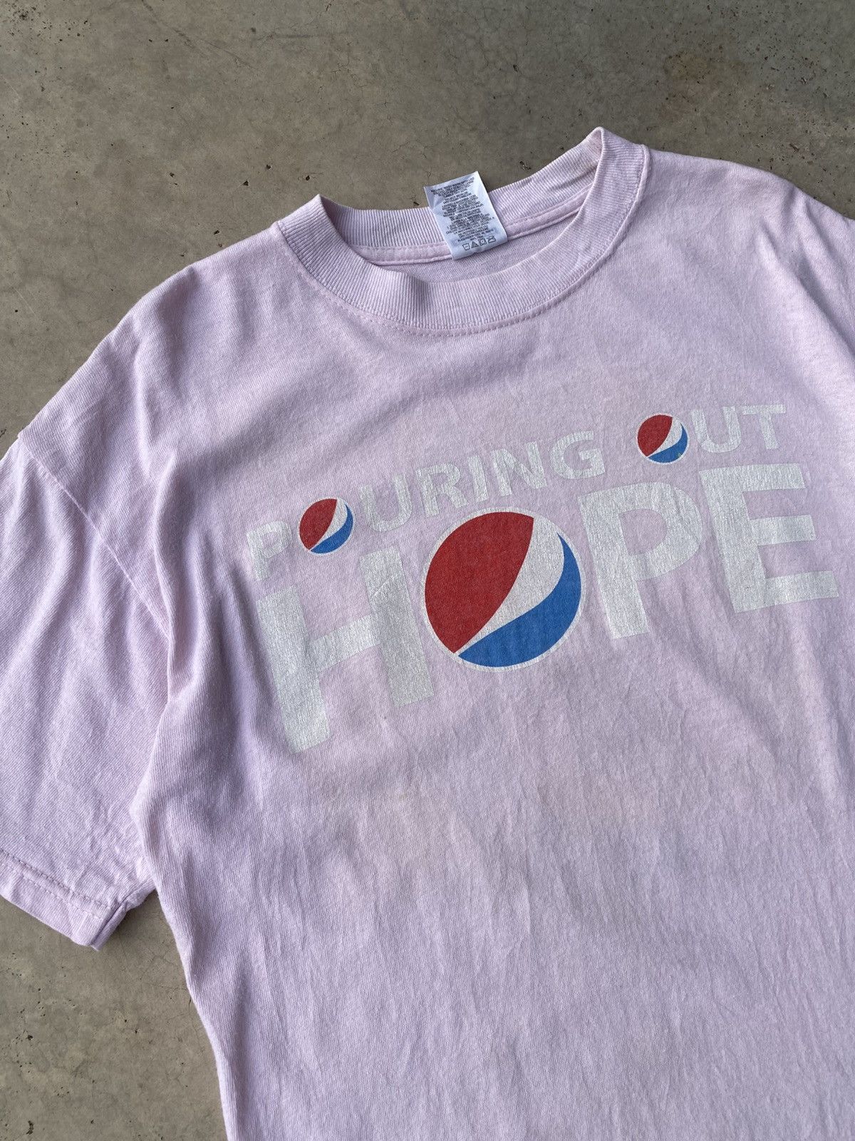 Jerzees Vintage Y2K Jerzees Pepsi Backhit Printed T-Shirt Size US S / EU 44-46 / 1 - 2 Thumbnail