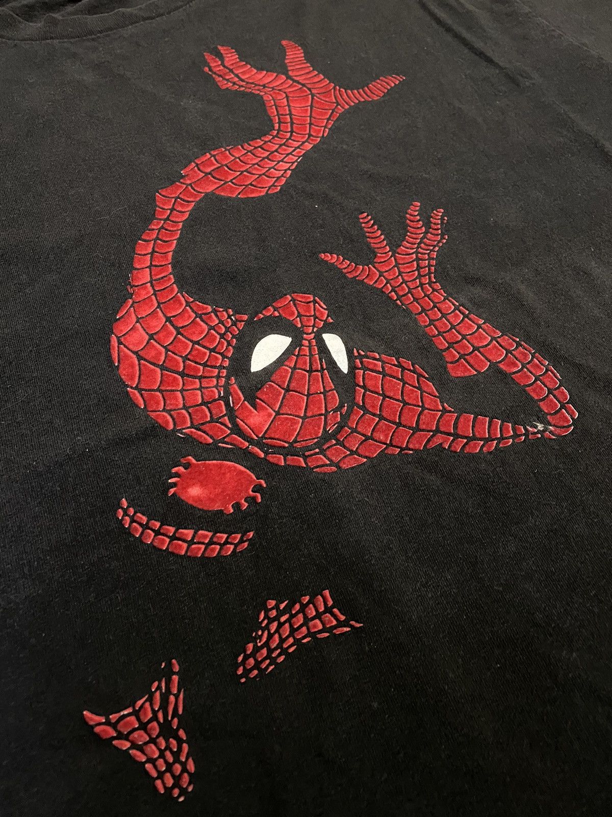 Marvel Comics × Vintage Vintage y2k Spiderman Tee Size US XL / EU 56 / 4 - 3 Thumbnail