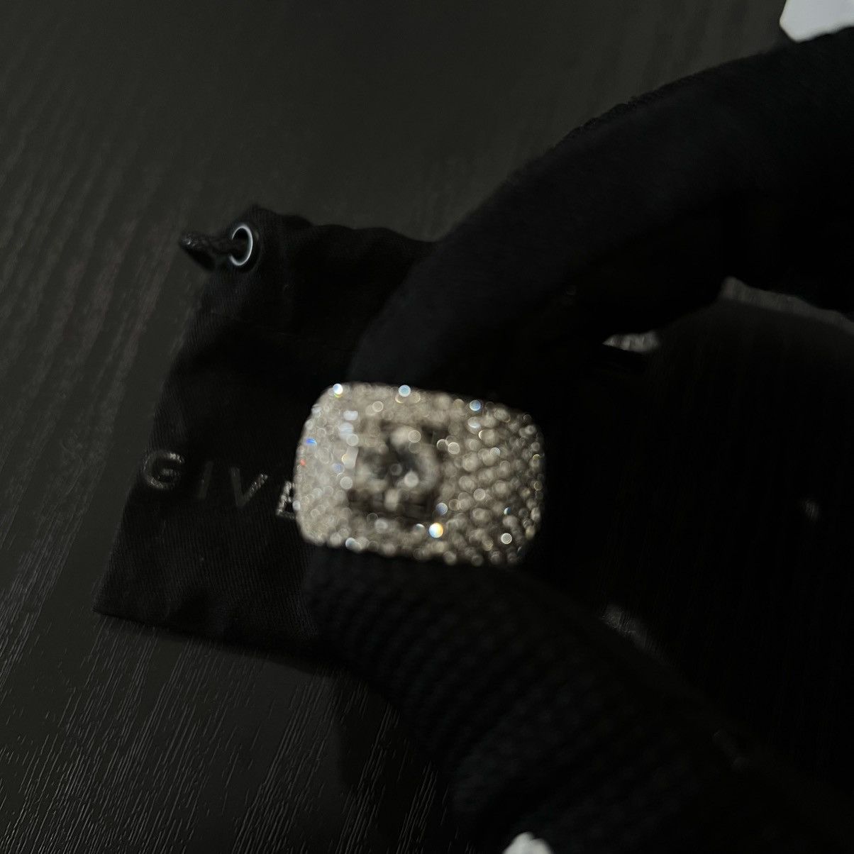 Givenchy Givenchy 4G Crystal Claw Paved Ring Size ONE SIZE - 17 Thumbnail