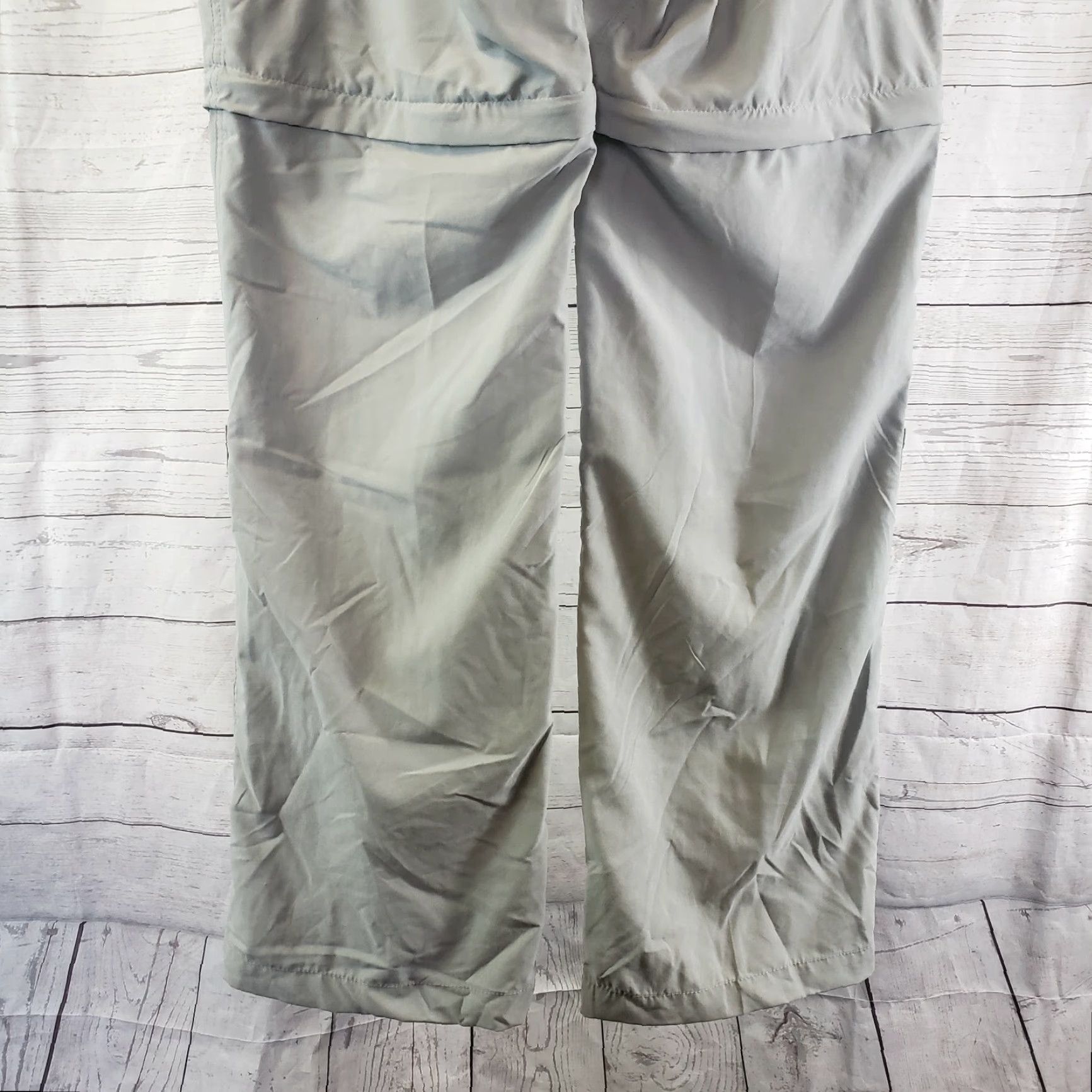 Vintage Triple Nickel Womens Convertible Pants Sz Large Gray Mid Rise Pants Size 36" / US 14 / IT 50 - 5 Thumbnail