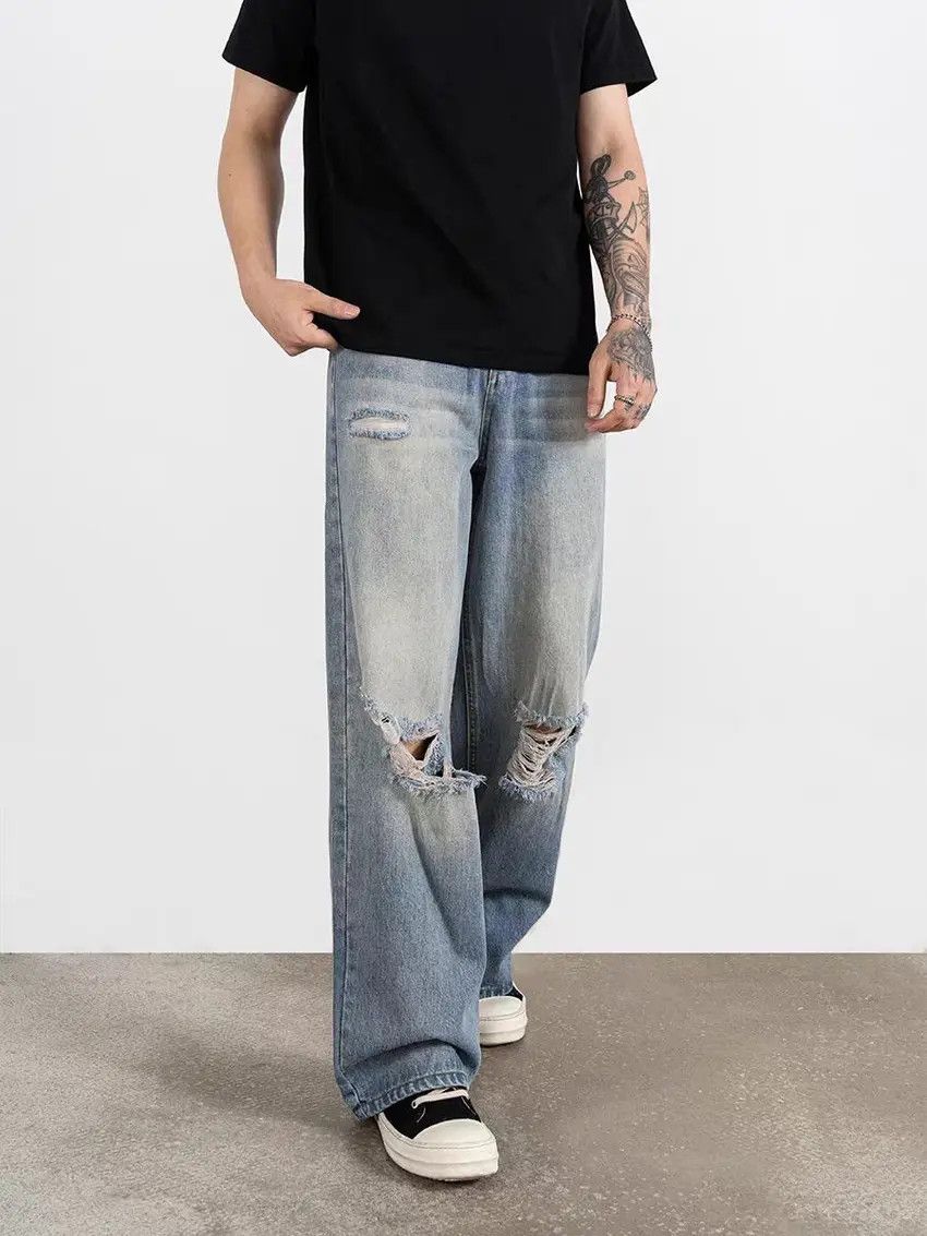 Designer × Japanese Brand Vintage Hip Hop Street Loose Casual Pants Size US 32 / EU 48 - 2 Thumbnail