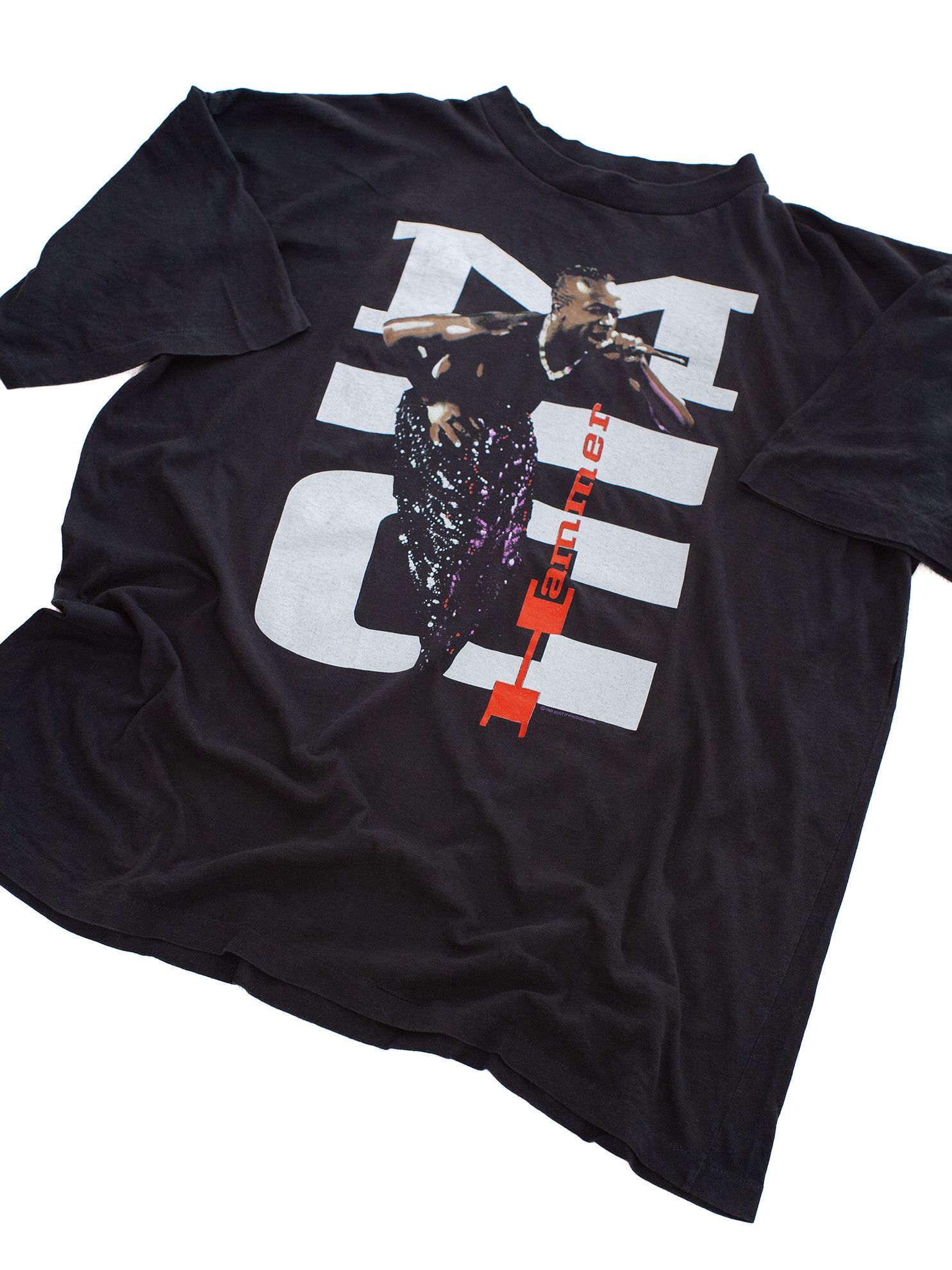 MC HAMMER '91 TOUR LONG SLEEVE T-Shirt 🔥🔥🔥 Super Rare MC