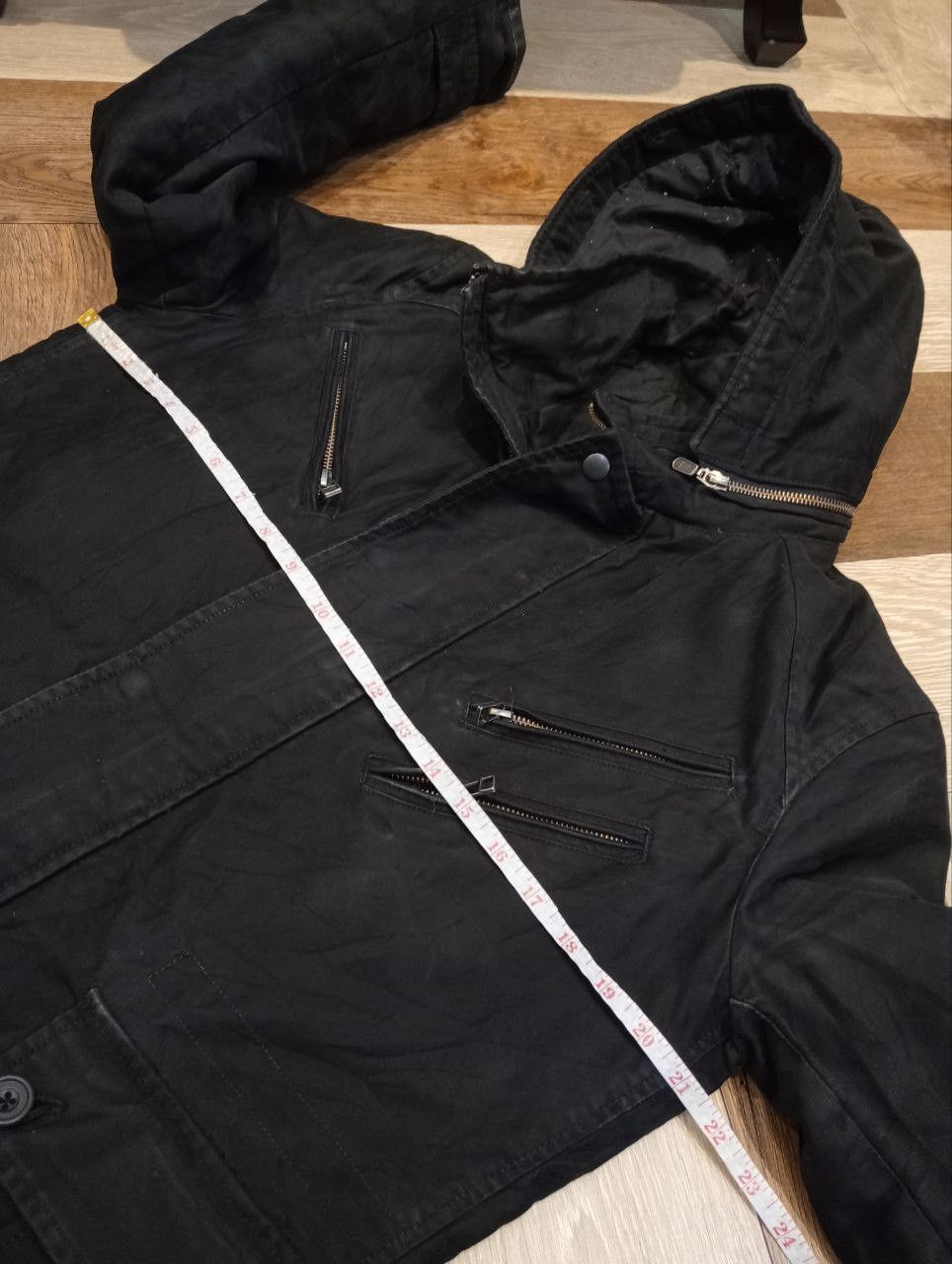Japanese Brand RUPERT EDGE JAPAN BLACK HOODED JACKET Size US L / EU 52-54 / 3 - 16 Thumbnail