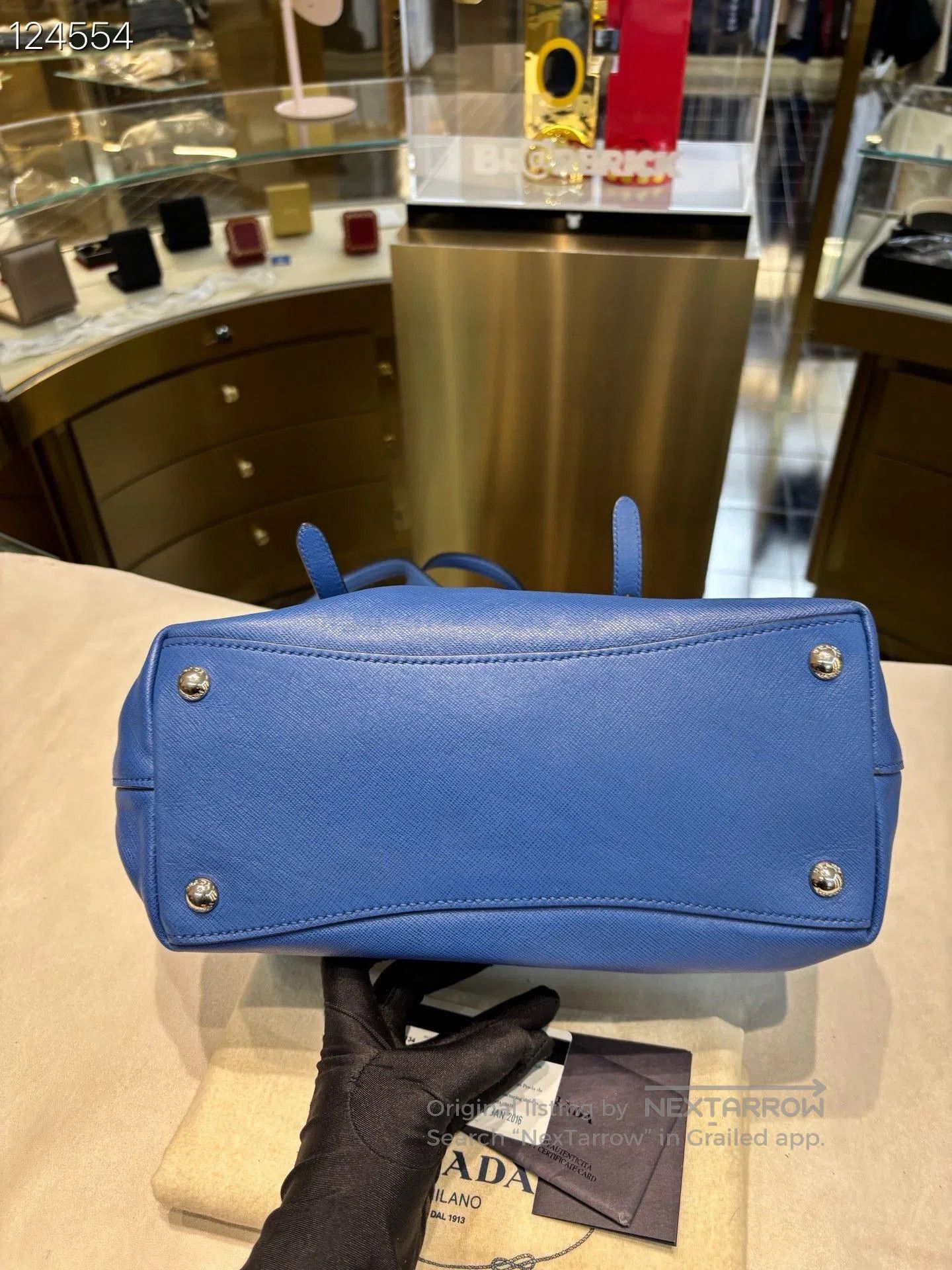 Prada Prada 041467v517 Tote Bag. Size ONE SIZE - 4 Thumbnail