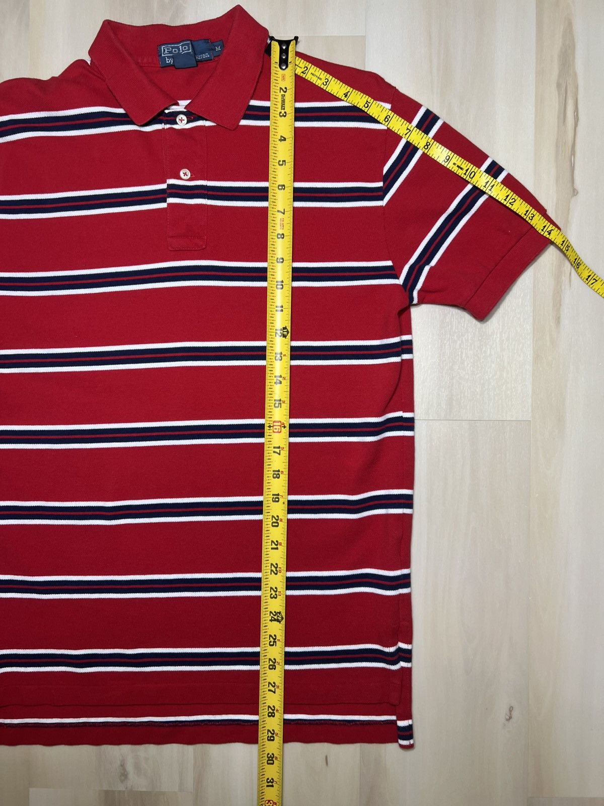 Polo Ralph Lauren VTG Polo Ralph Lauren Shirt Sz M Red Striped Classic Preppy Size US M / EU 48-50 / 2 - 4 Thumbnail