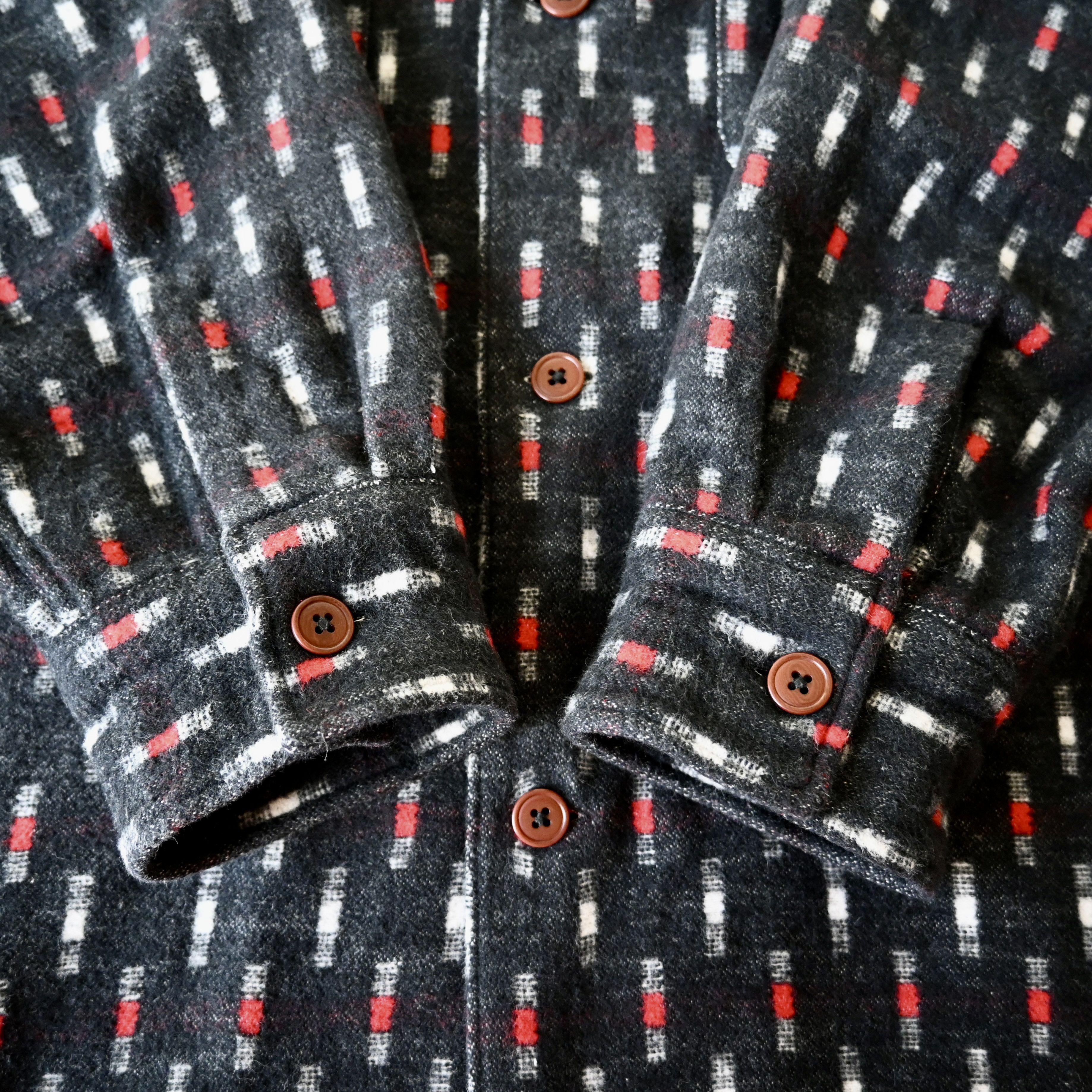 Pherrow's Pherrow's dobby fleeced cotton square shirt, made in Japan Size US L / EU 52-54 / 3 - 18 Thumbnail