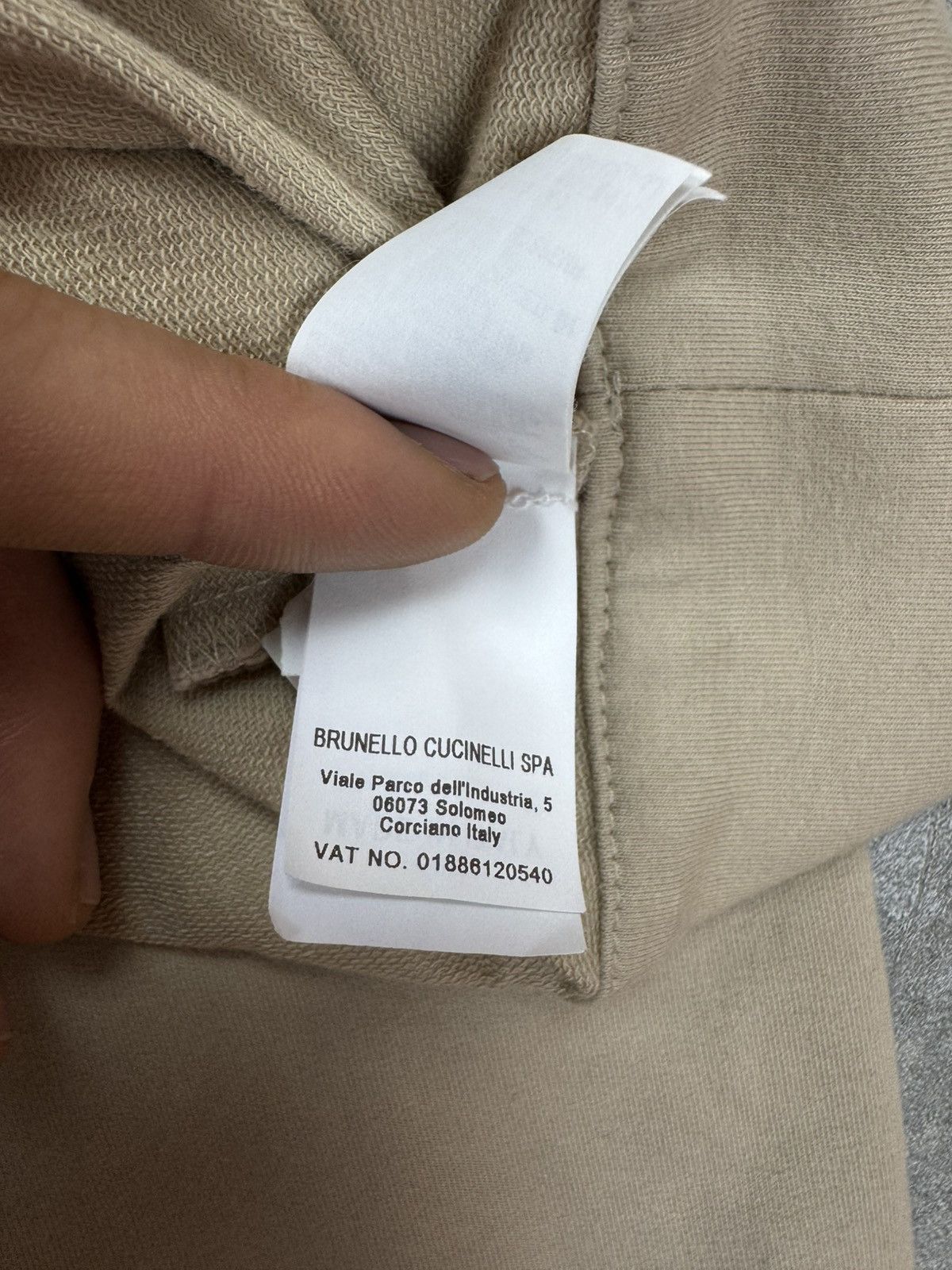 Brunello Cucinelli Brunello Cucinelli hoodie beige pullover Mens size S Size US S / EU 44-46 / 1 - 12 Thumbnail