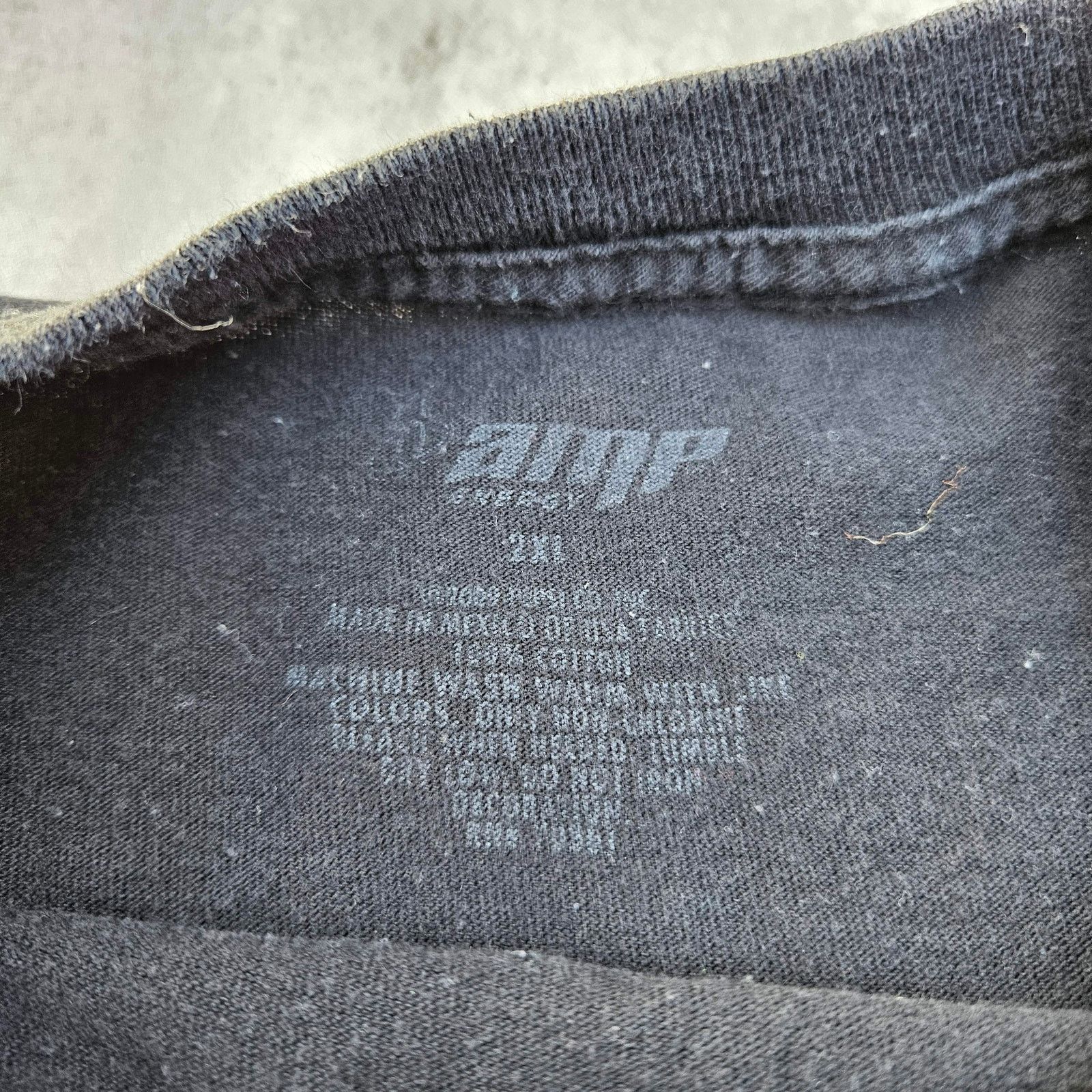 AMP Amp Energy Racing T-Shirt Black Size XL Y2K Size US XL / EU 56 / 4 - 3 Thumbnail