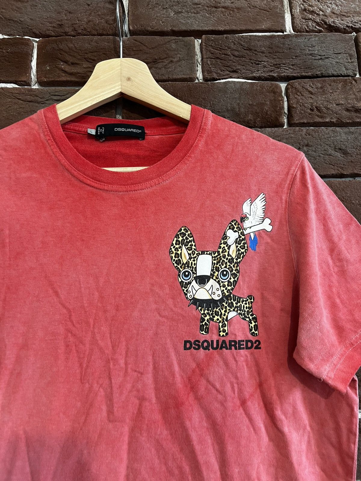 Dsquared2 Rare Vintage Disquared2 L Bull Dog Tshirt Designer Hype Y2K Size US L / EU 52-54 / 3 - 2 Thumbnail