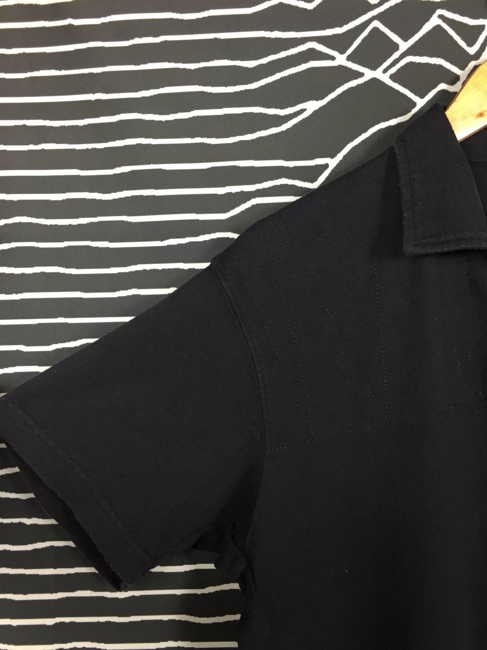 Engineered Garments × Uniqlo Engineered Garments x Uniqlo Solid Black Collar Polo Tee Size US M / EU 48-50 / 2 - 4 Thumbnail