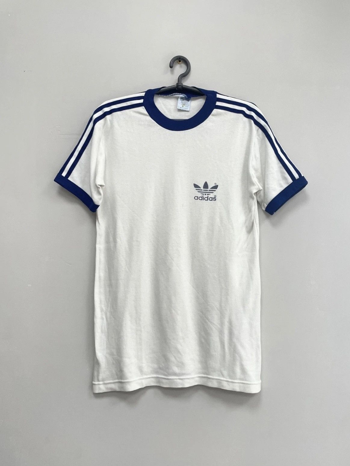 Adidas Adidas Vintage Template 80s Football Shirt Jersey Size US L / EU 52-54 / 3 - 1 Thumbnail