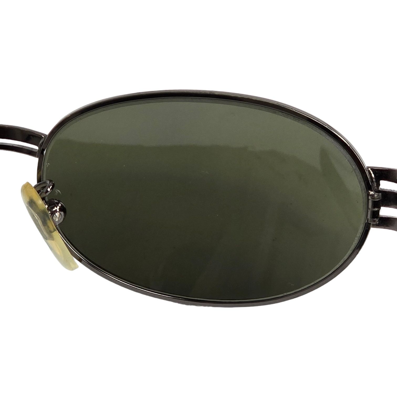 Sting Vintage Sting Gold Black Oval Sunglasses w Case Made Italy Size ONE SIZE - 10 Thumbnail