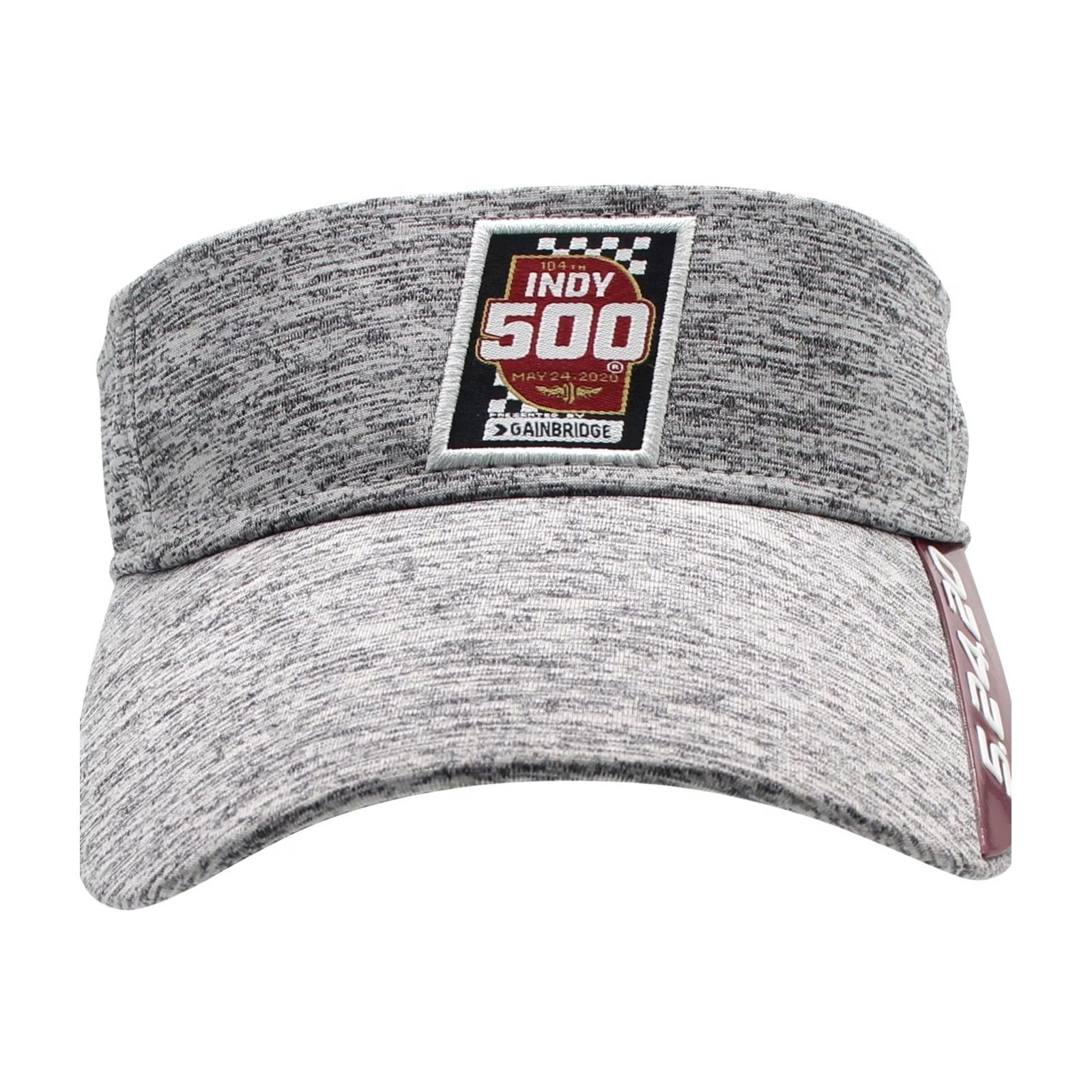 Vintage VINTAGE Indy 500 Mens Heathered Training Visor, gray, One Size Size ONE SIZE - 4 Thumbnail