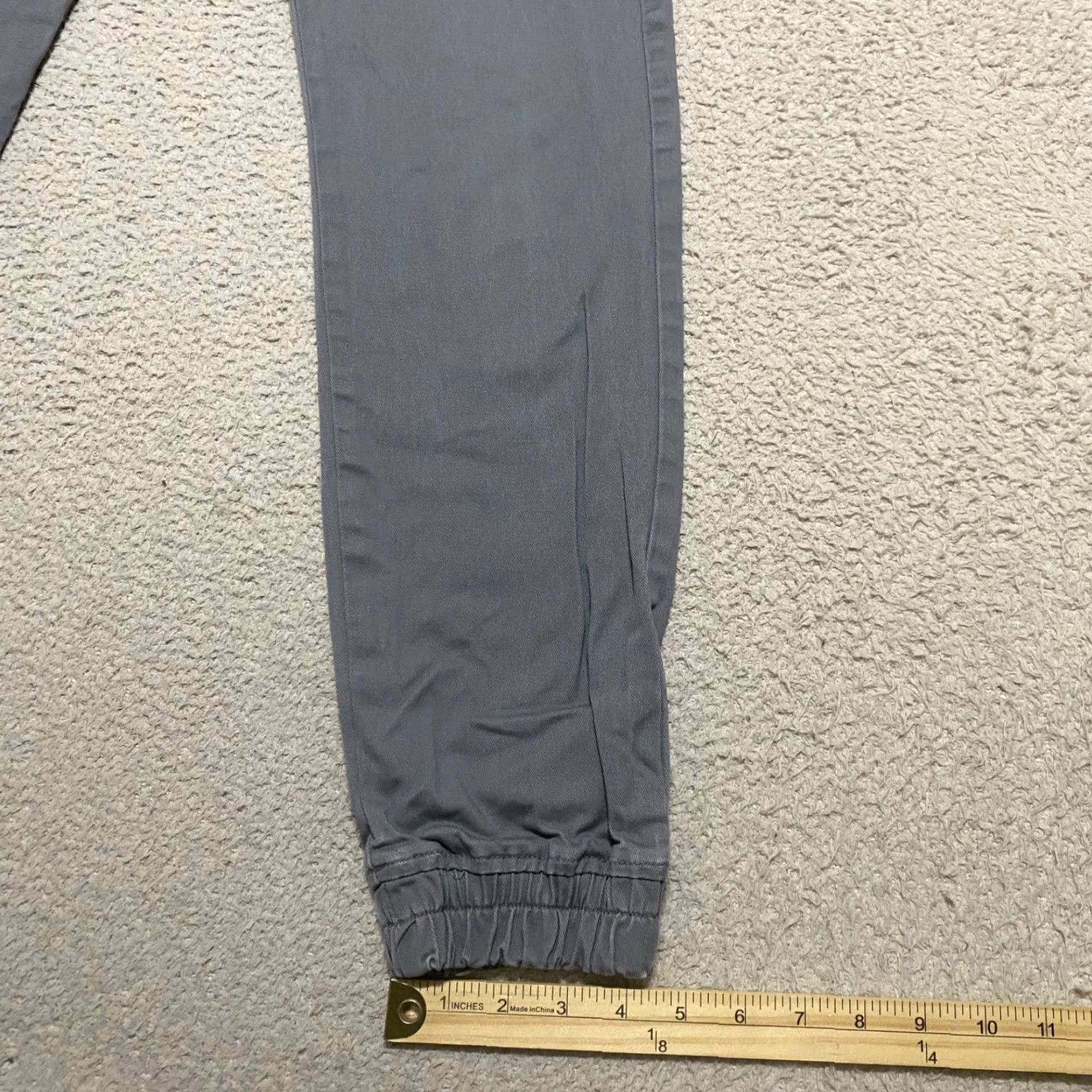 Vintage Kennedy Chino Pants Mens Slim Low Rise Gray 32 28 Inseam Cotton Straight/Flat Front Pockets/Slash Pocket Tapered Casual Workwear Spring Summer Fall Size US 32 / EU 48 - 5 Thumbnail