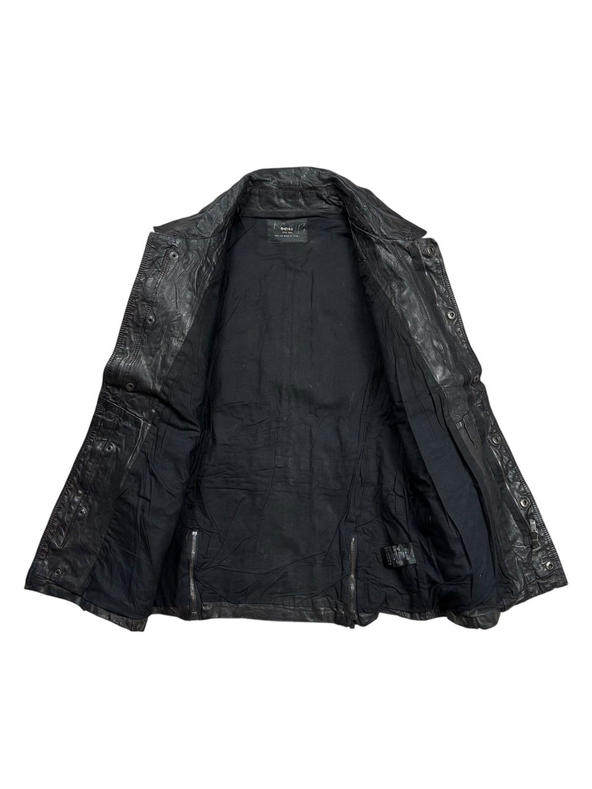 Ekam 2000s Cathy Jane Apocalypse Style Rider Vest Leather Jacket Size US M / EU 48-50 / 2 - 2 Thumbnail