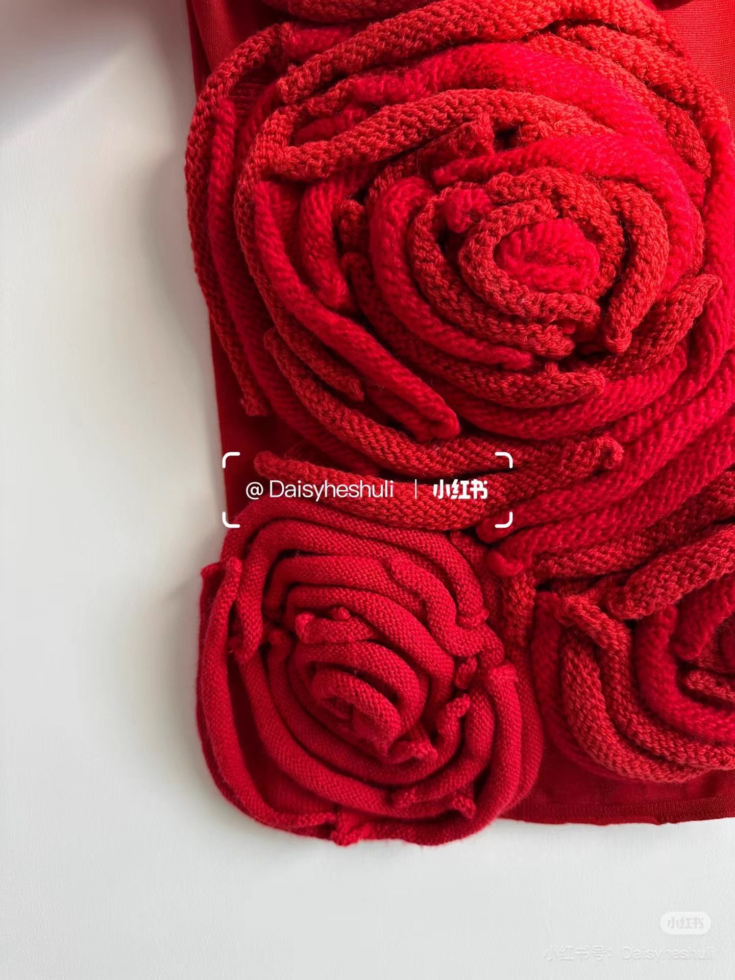 Comme des Garcons Comme des Garçons CDG Main Line Rose Floral Knit Sweater Ｑ24 Size S / US 4 / IT 40 - 5 Thumbnail
