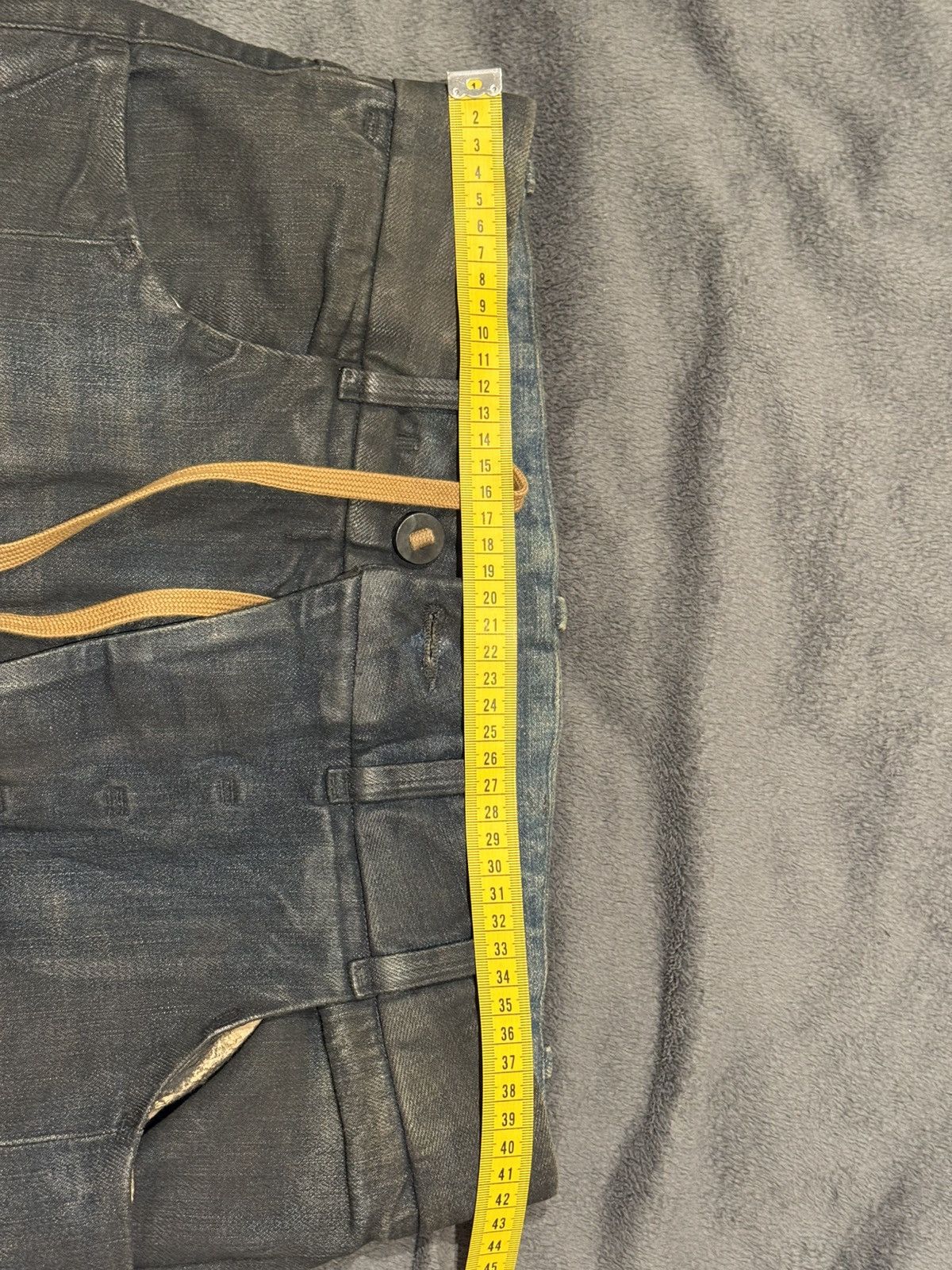 Boris Bidjan Saberi P13.D TF Dirty Denim SS24 Tapered Jeans Size US 30 / EU 46 - 12 Thumbnail