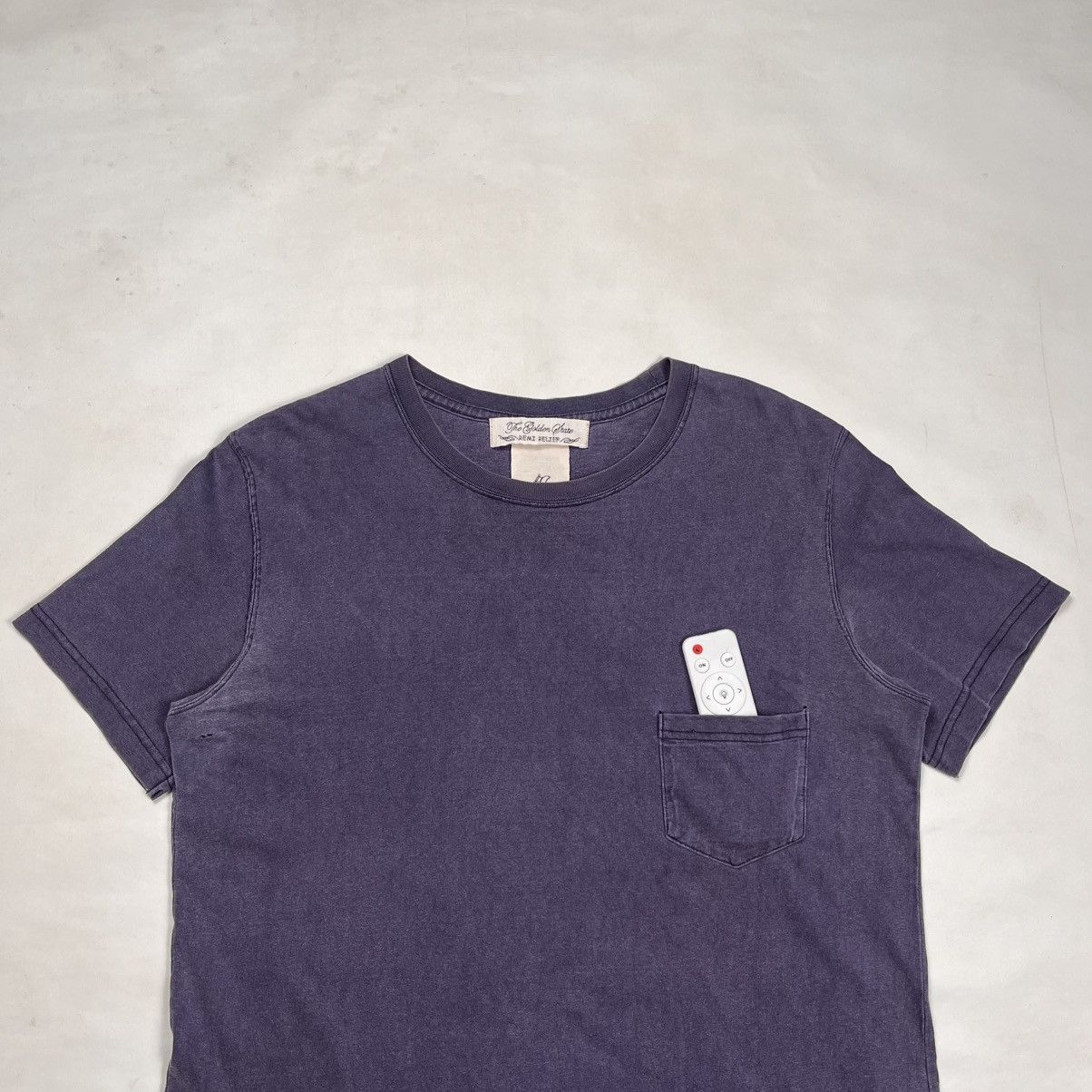 Remi Relief Washed Vintage Remi Relief Pocket T-Shirt Size US L / EU 52-54 / 3 - 2 Thumbnail