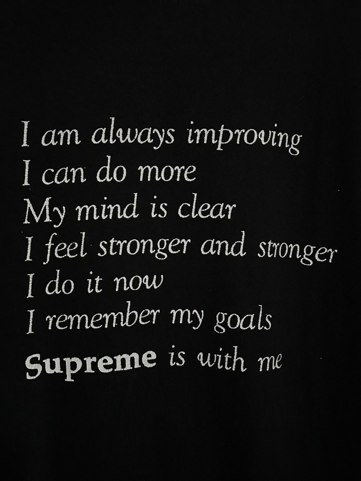 Supreme Supreme Stay Positive Tee Size US M / EU 48-50 / 2 - 4 Thumbnail