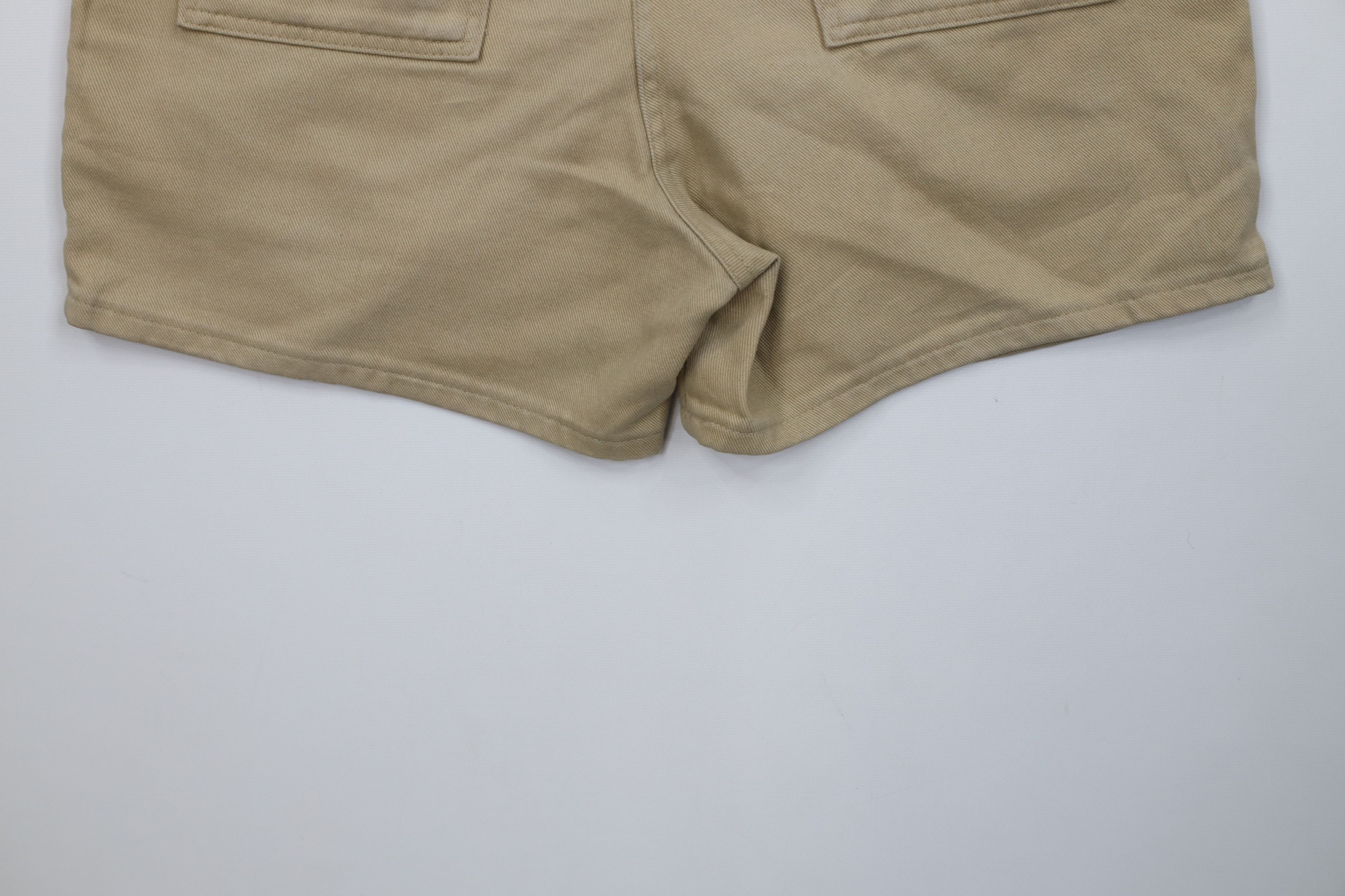 Vintage Vintage 70s Streetwear Knee Chino Short Shorts Beige USA Size US 34 / EU 50 - 14 Thumbnail
