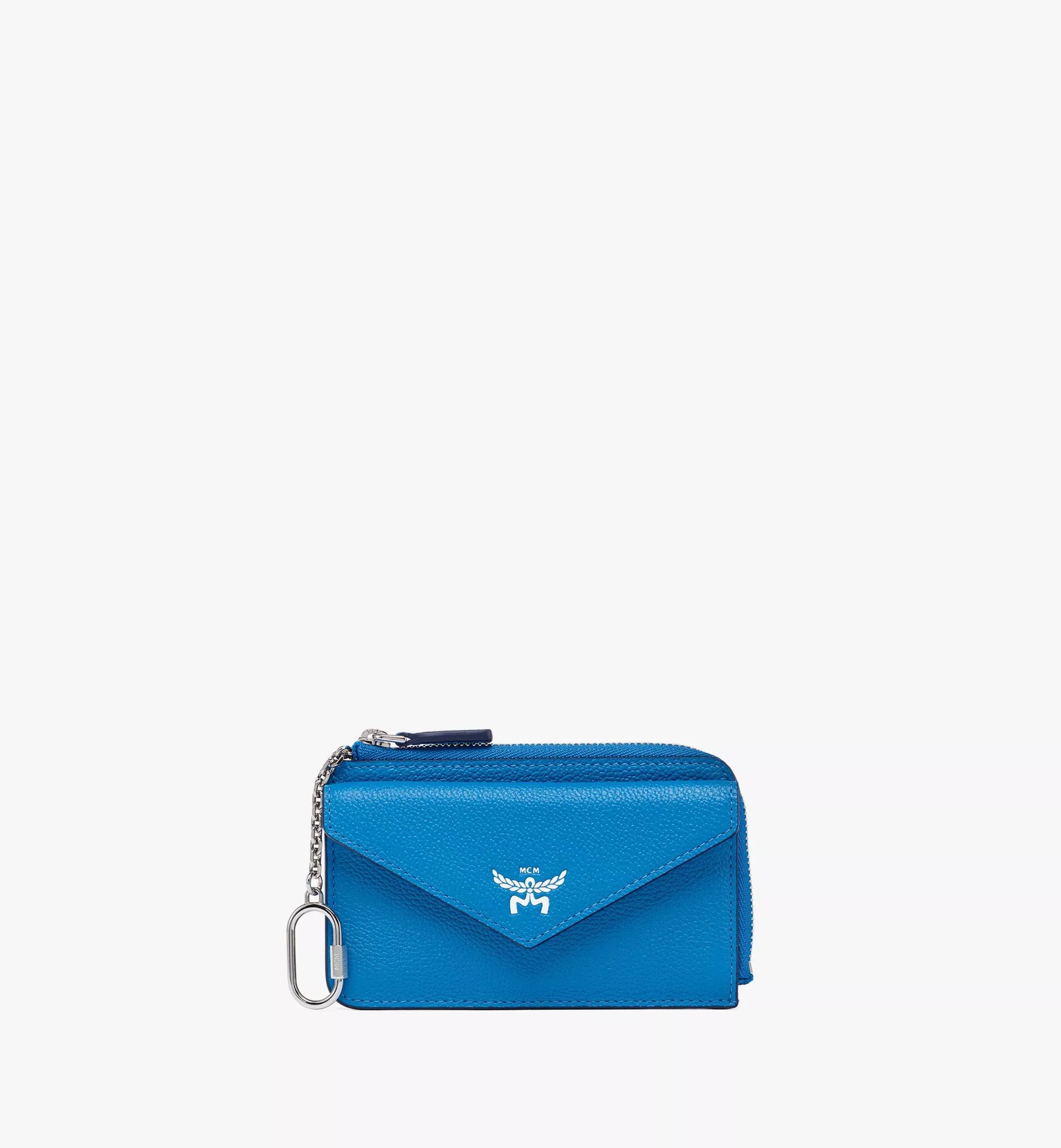MCM o1mt1gz1224 Size: OS / Mini Card Case in Blue Size ONE SIZE - 1 Thumbnail