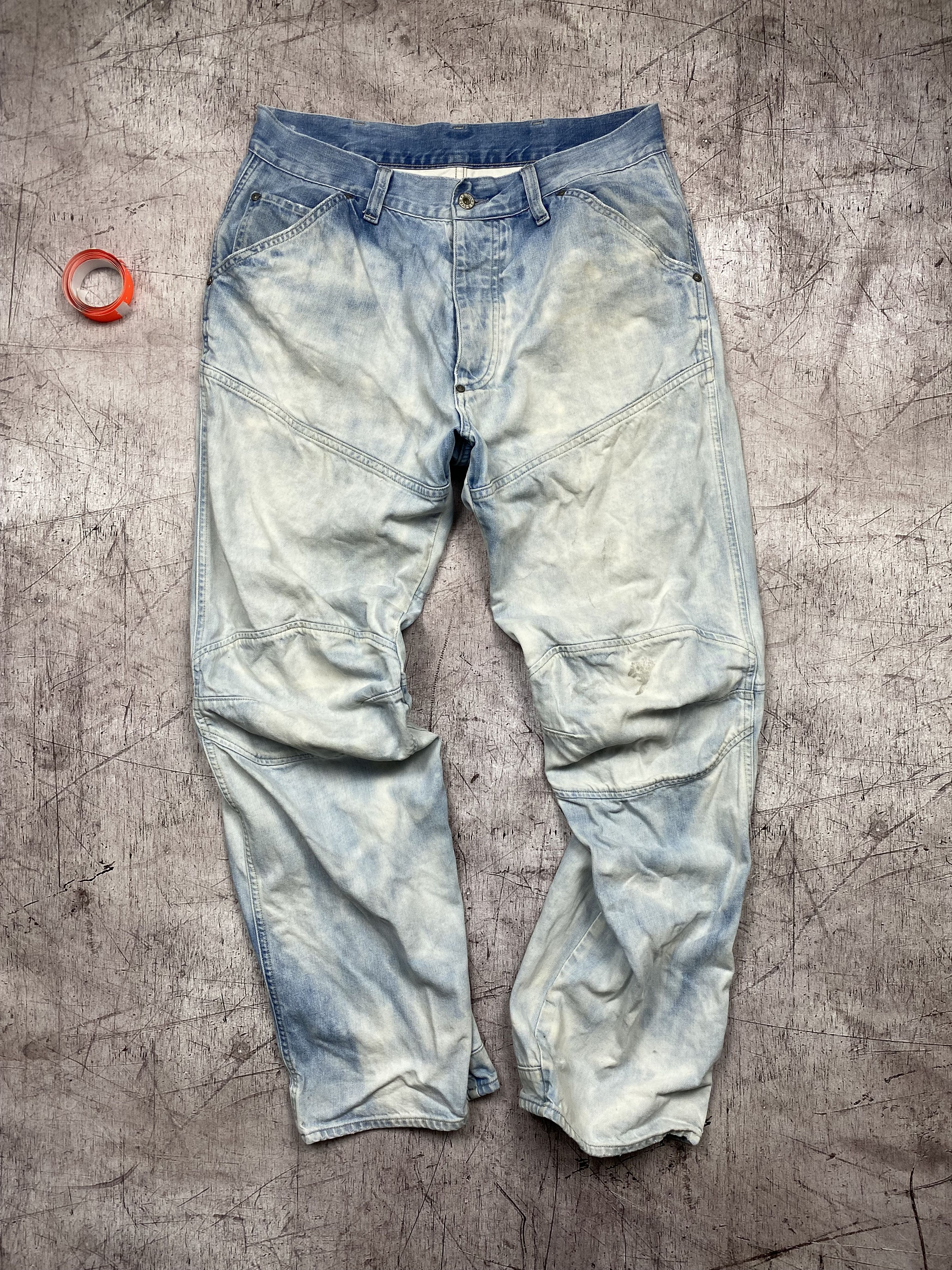 G-Star G Star Raw Vintage Mens Denim Pants Double Knee Jeans Size US 32 / EU 48 - 1 Thumbnail