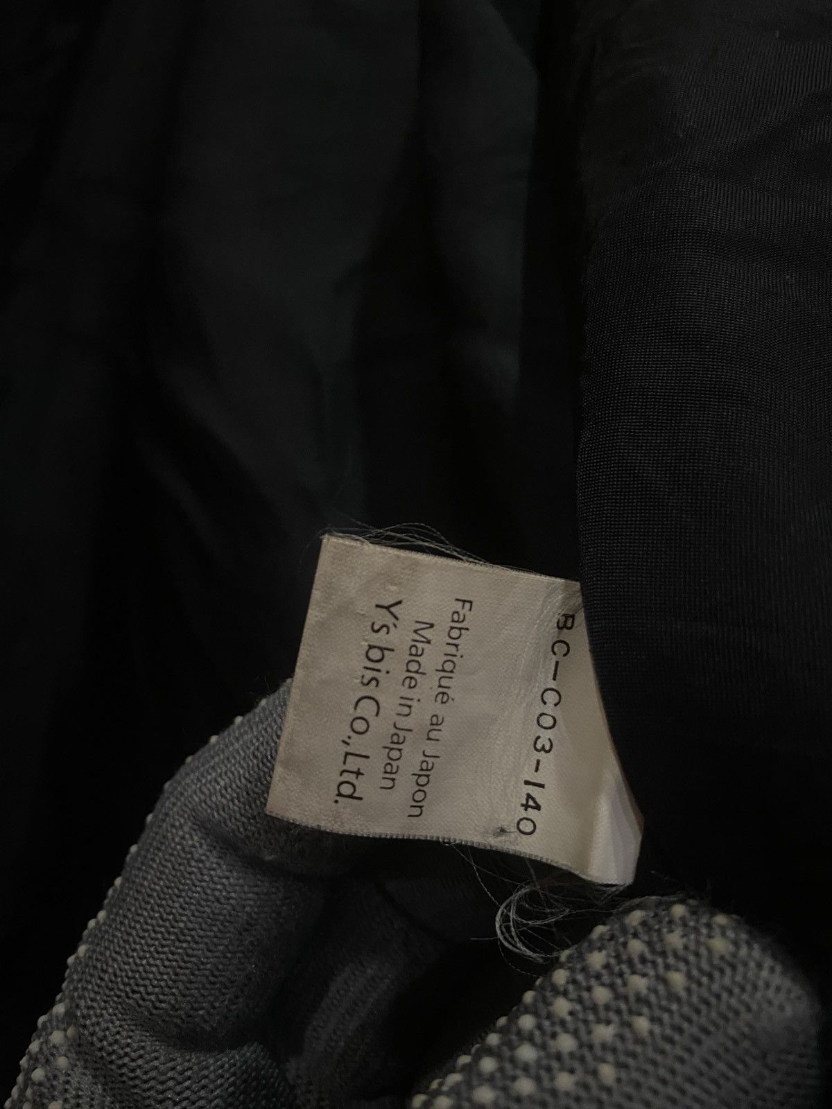 Yohji Yamamoto Y’s bis Japan Black Wool Oversized Cocoon Coat Size M / US 6-8 / IT 42-44 - 7 Thumbnail