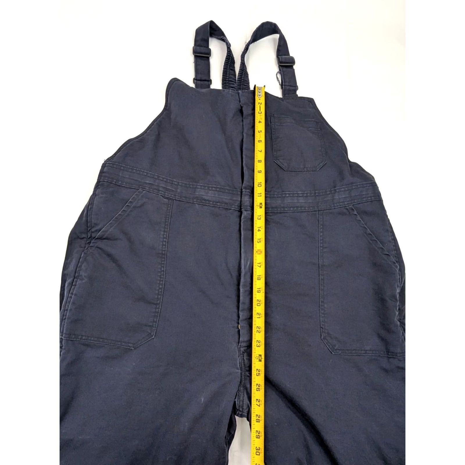 Vintage Bulwark Bib Overalls Flame Resistant Insulated 3XL Altered Leg (22" Inseam) Size US 39 - 7 Thumbnail