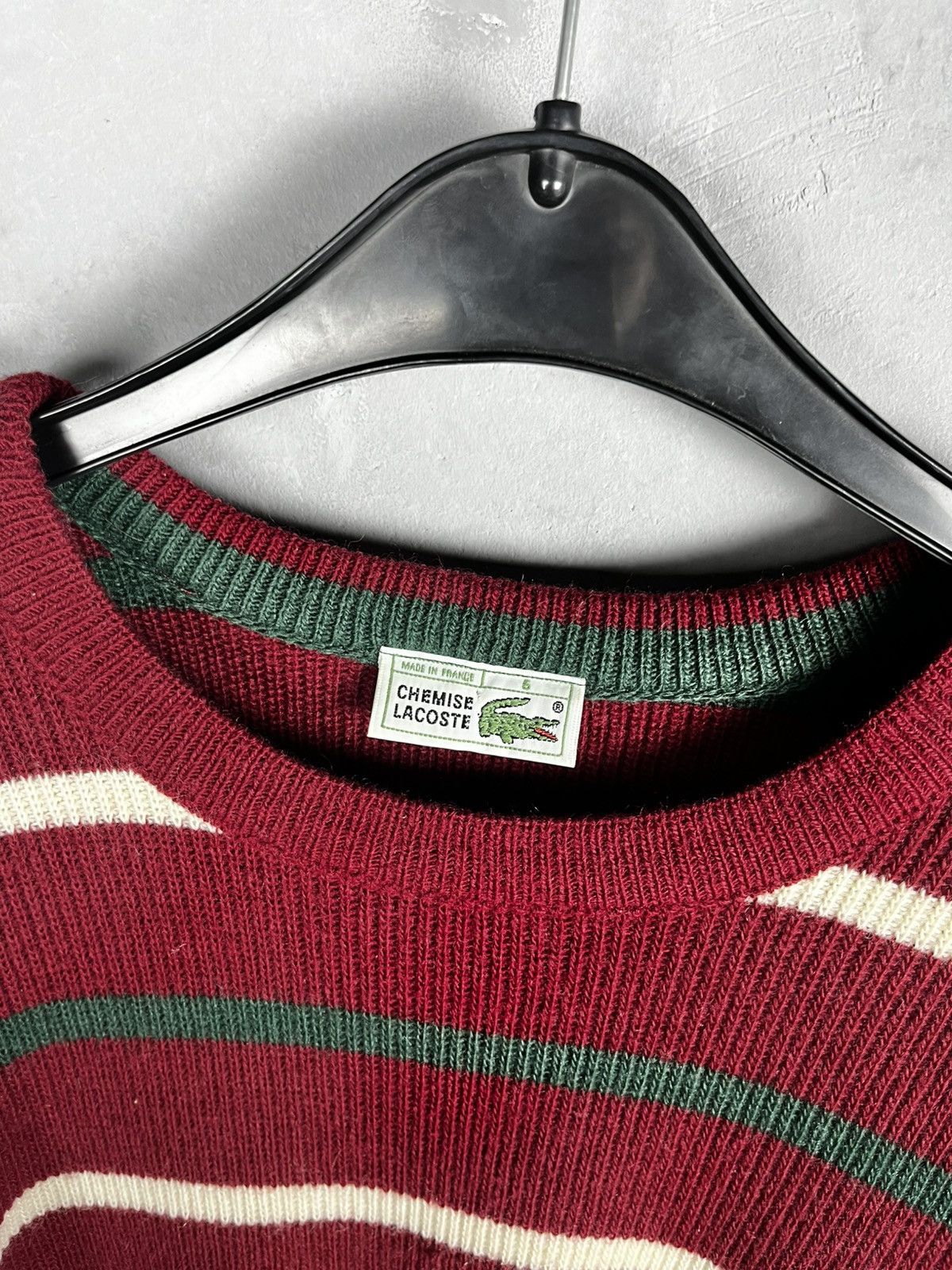 Lacoste Lacoste knit sweater vintage 90s made france 🇫🇷 Size US XL / EU 56 / 4 - 2 Thumbnail